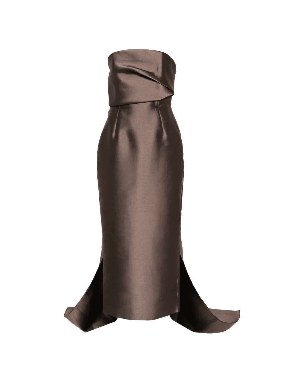Kiki strapless slit maxi dress - Image 1