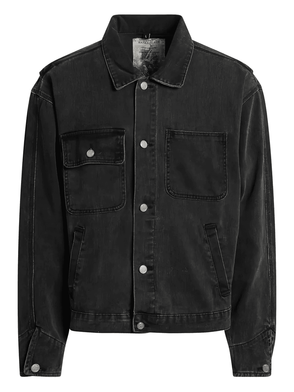 double-pocket denim jacket - Image 1