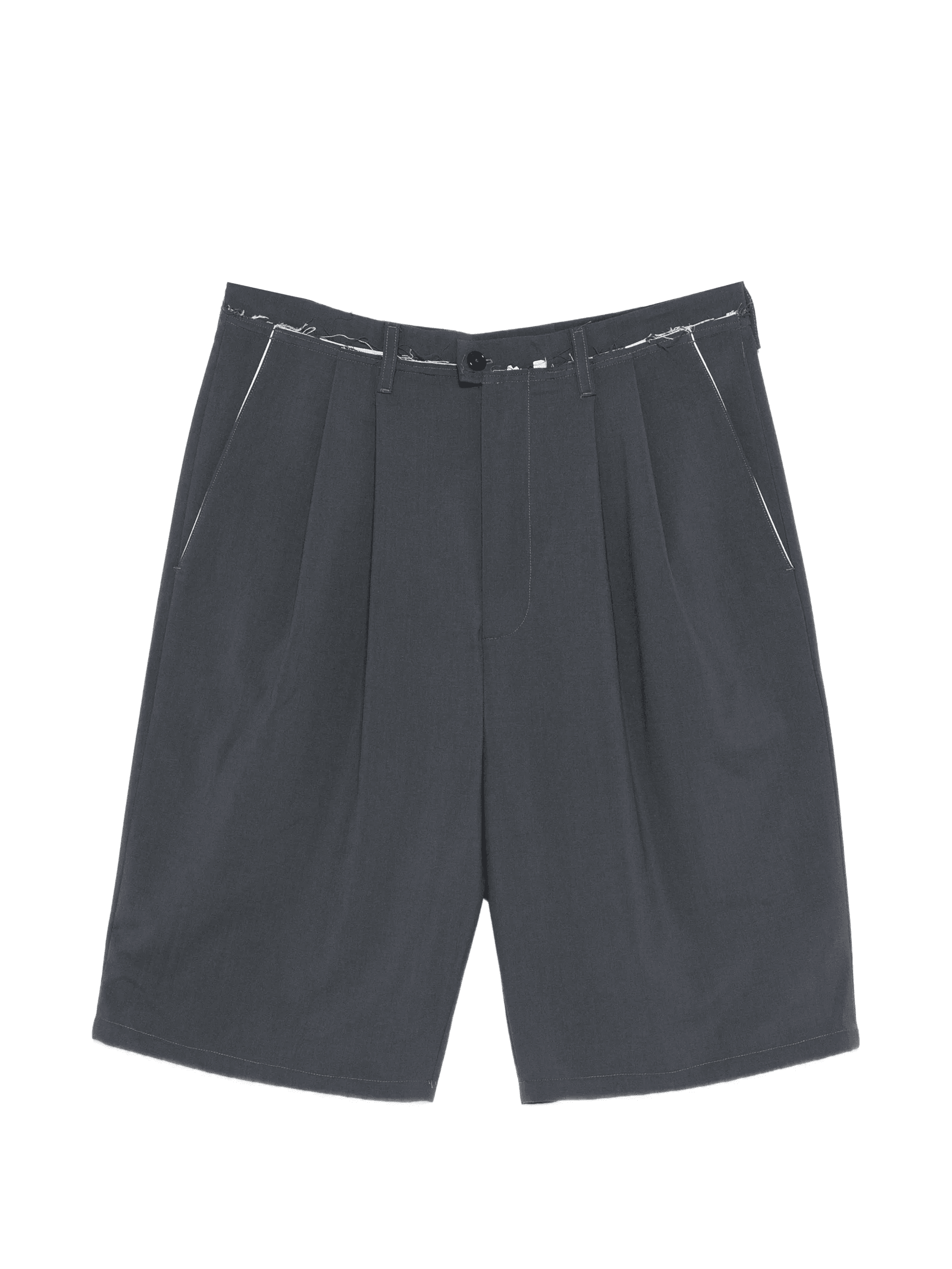 pleated seam shorts - Image 1