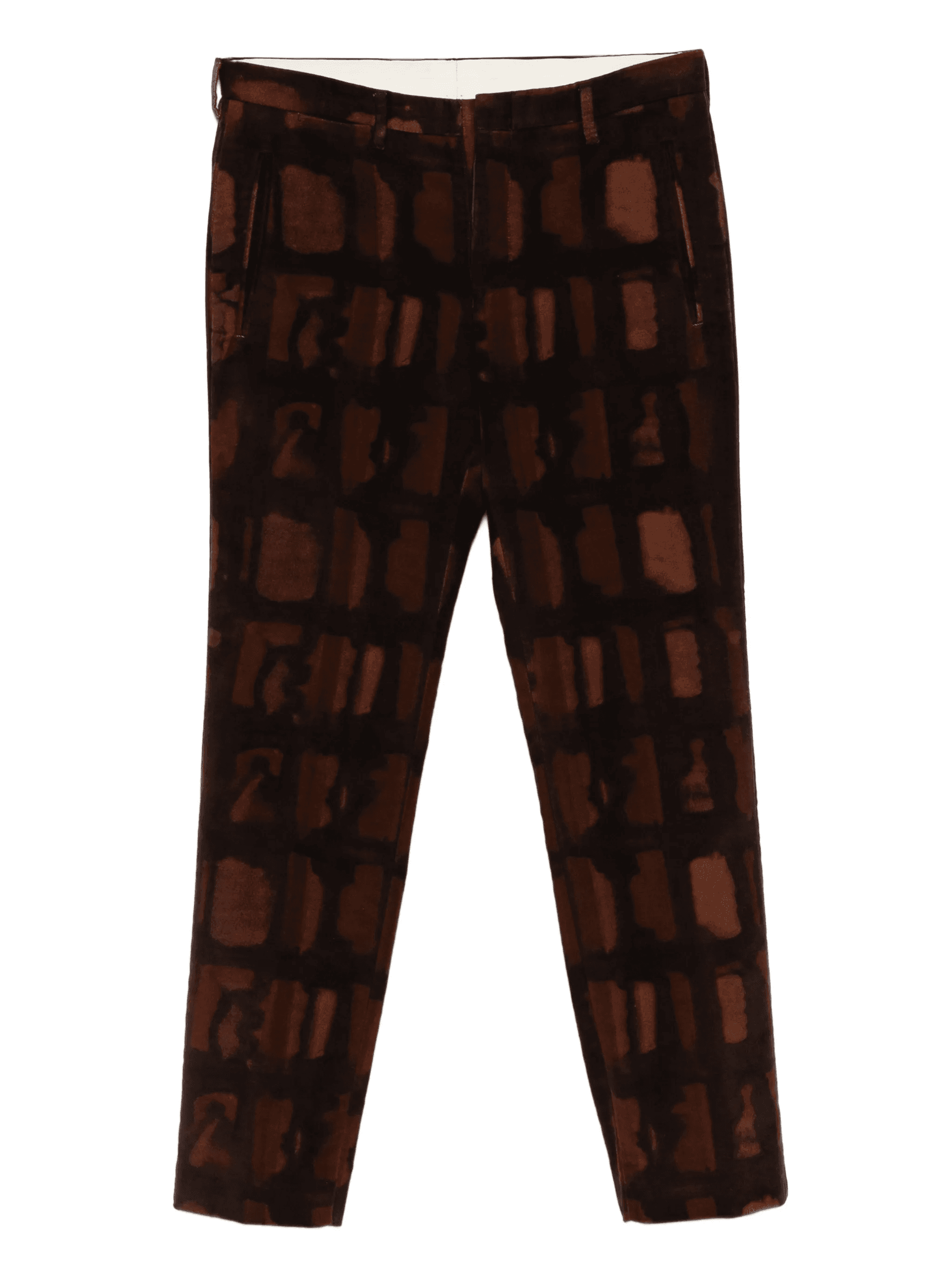 1990s patterned trousers - Image 1