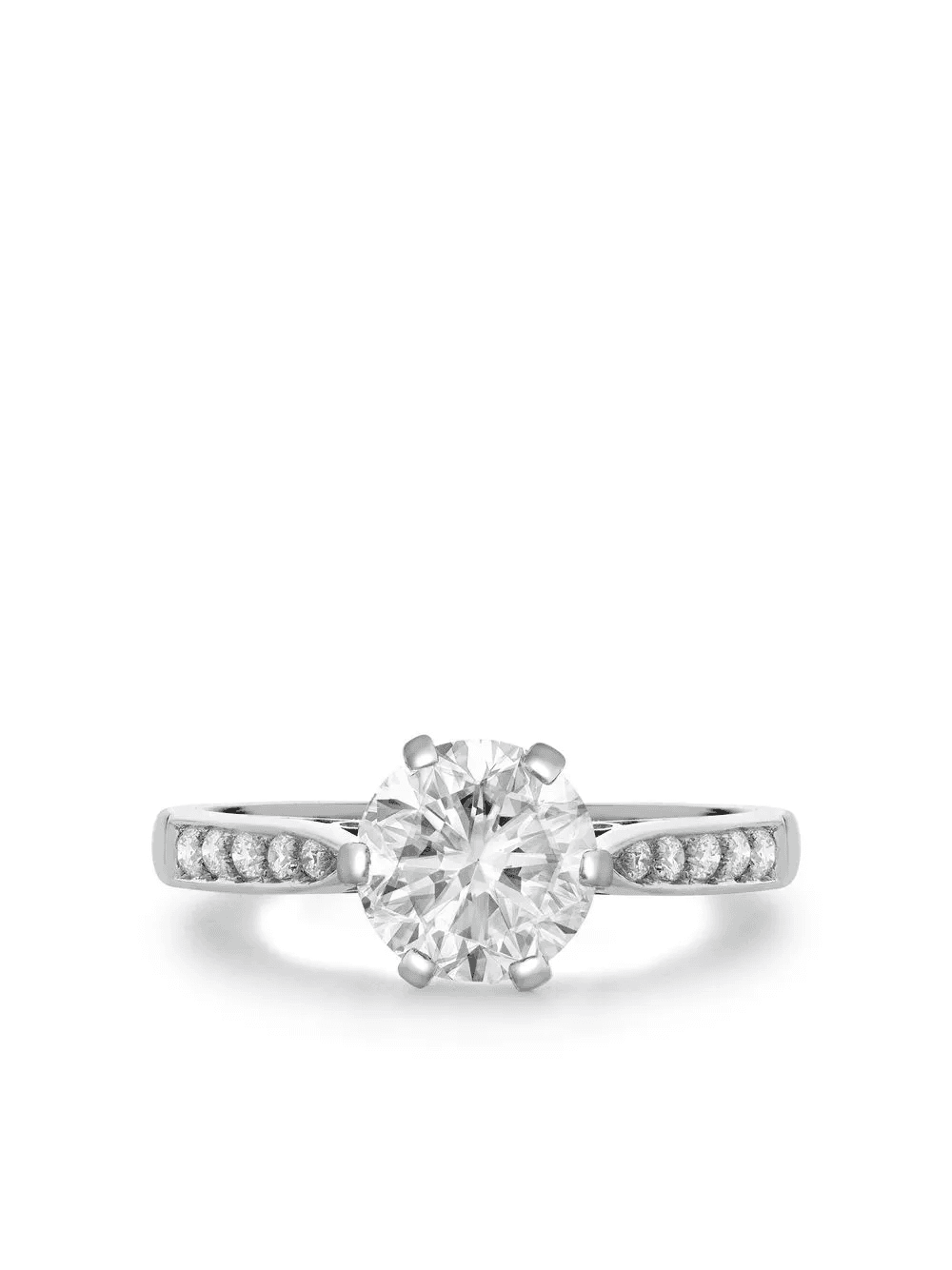 platinum diamond ring - Image 1