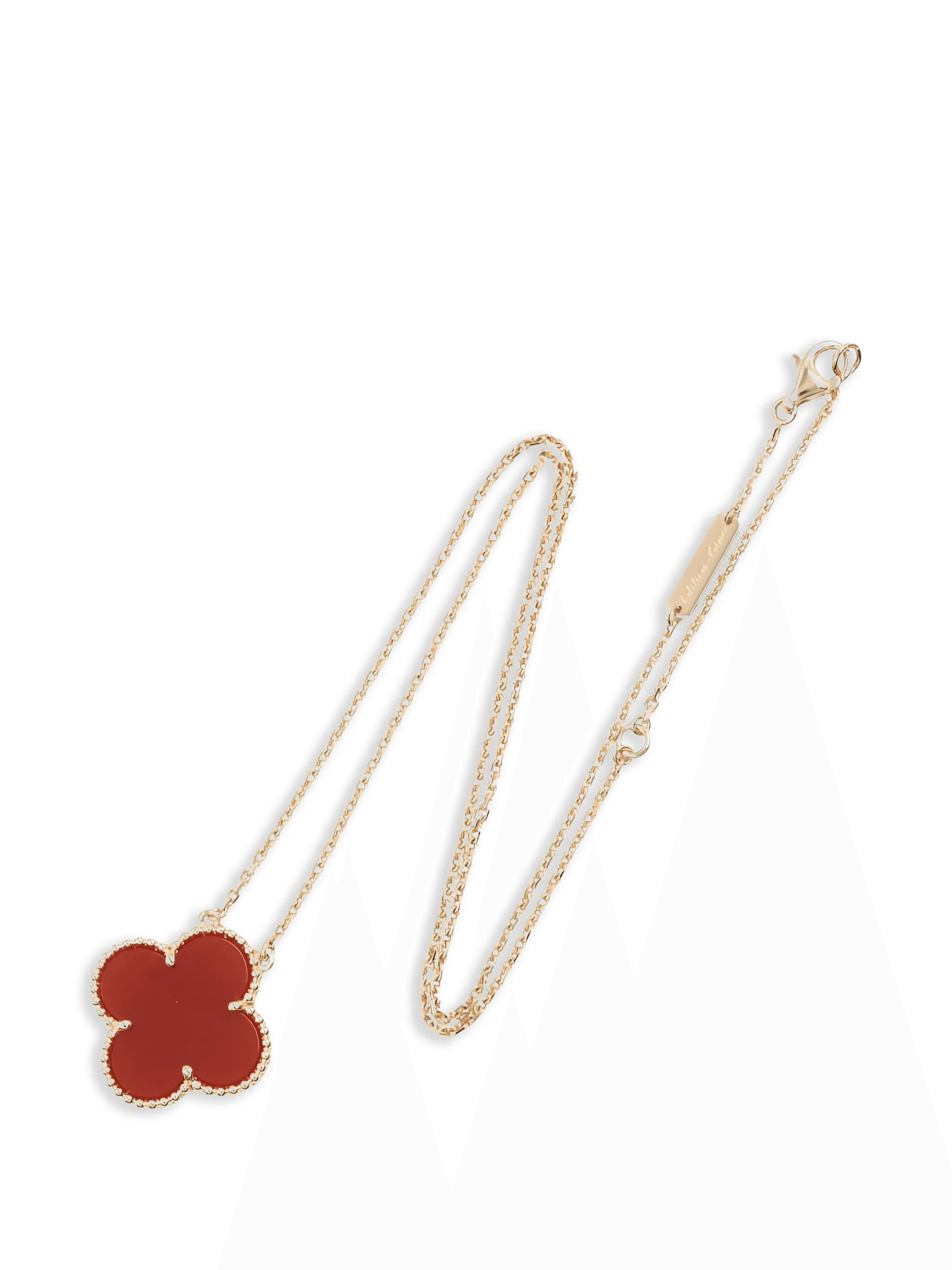 magic Alhambra carnelian necklace - Image 1