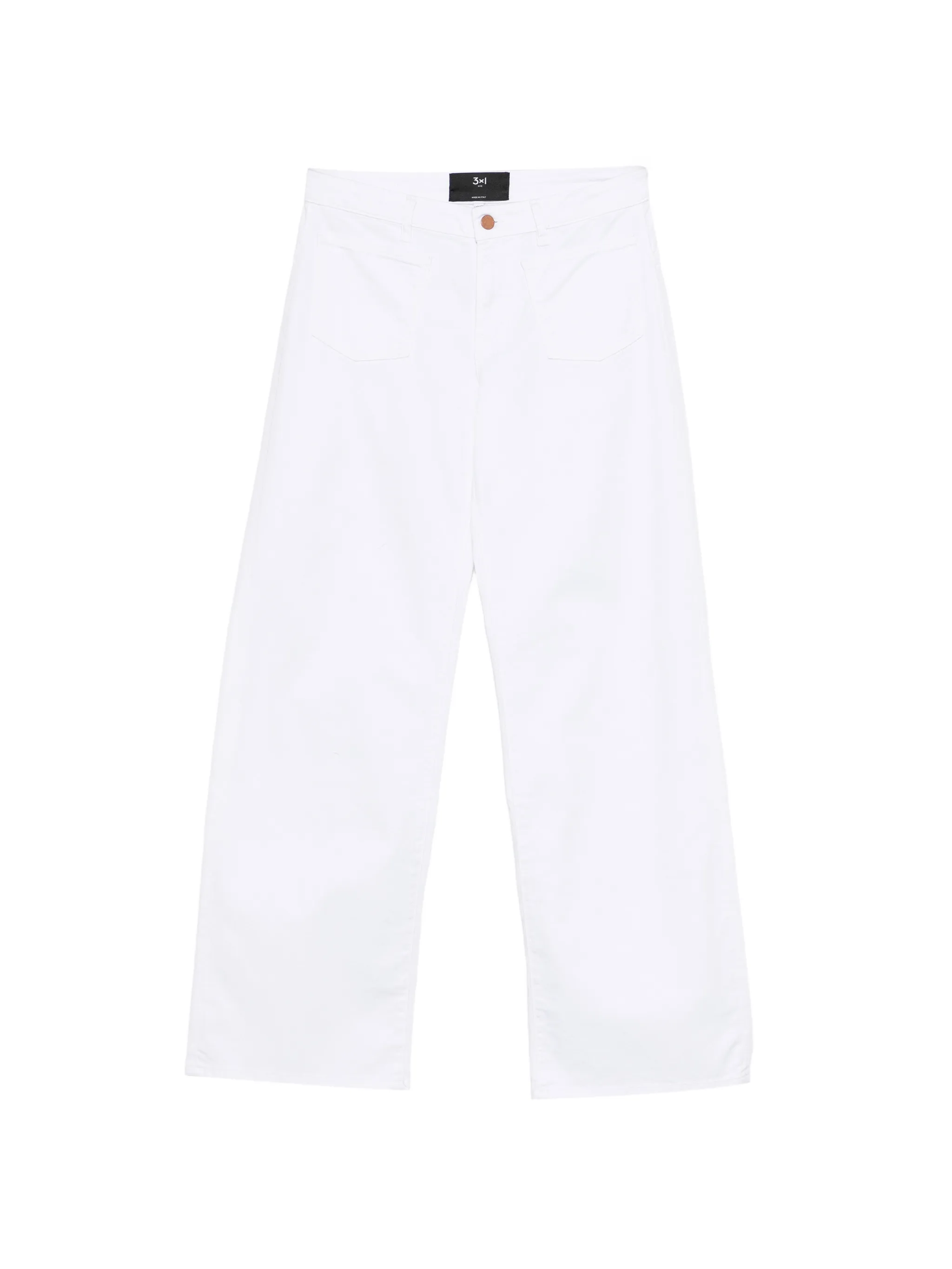 patch-pocket wide-leg jeans - Image 1
