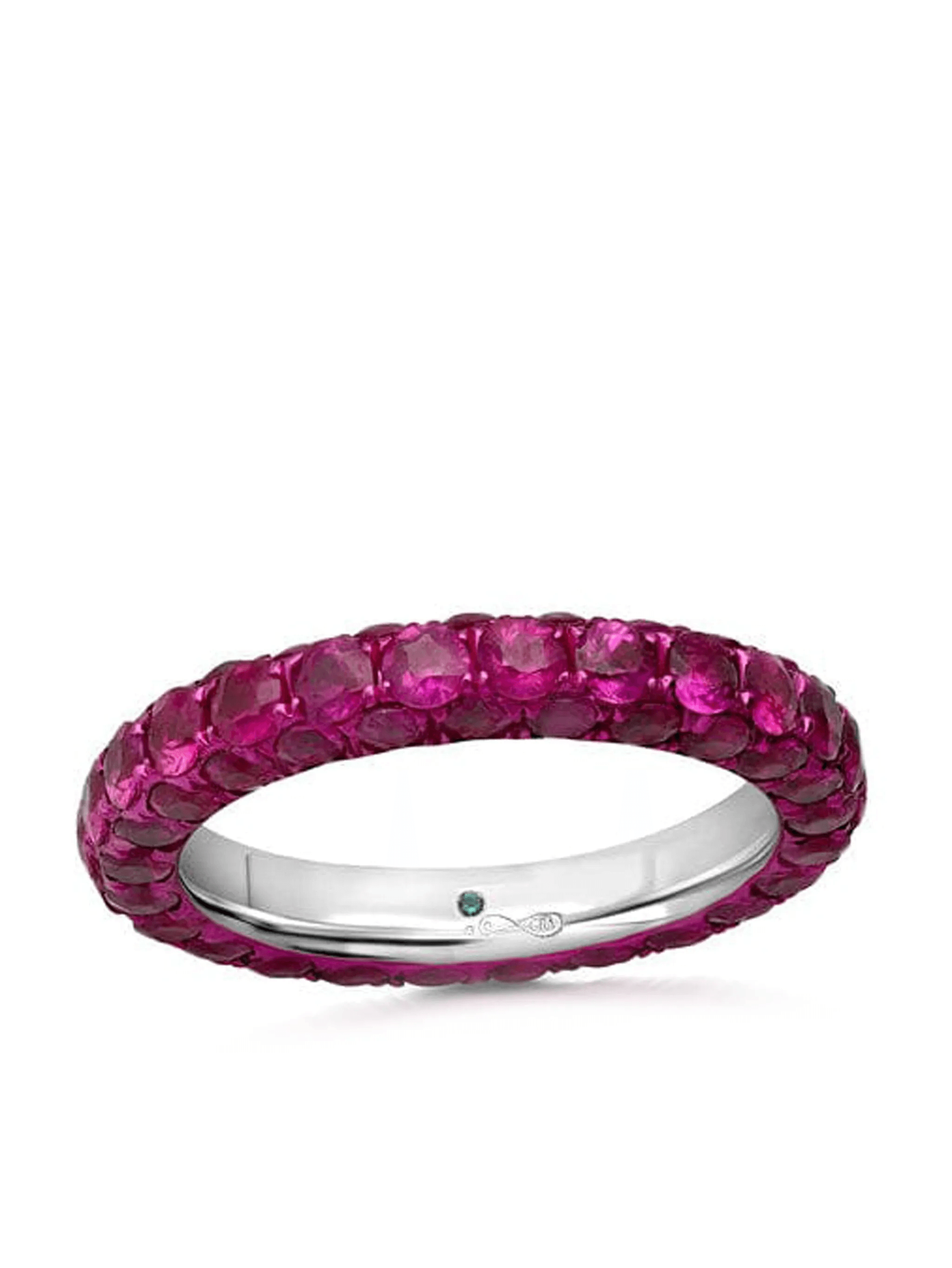 white gold ruby ring - Image 1