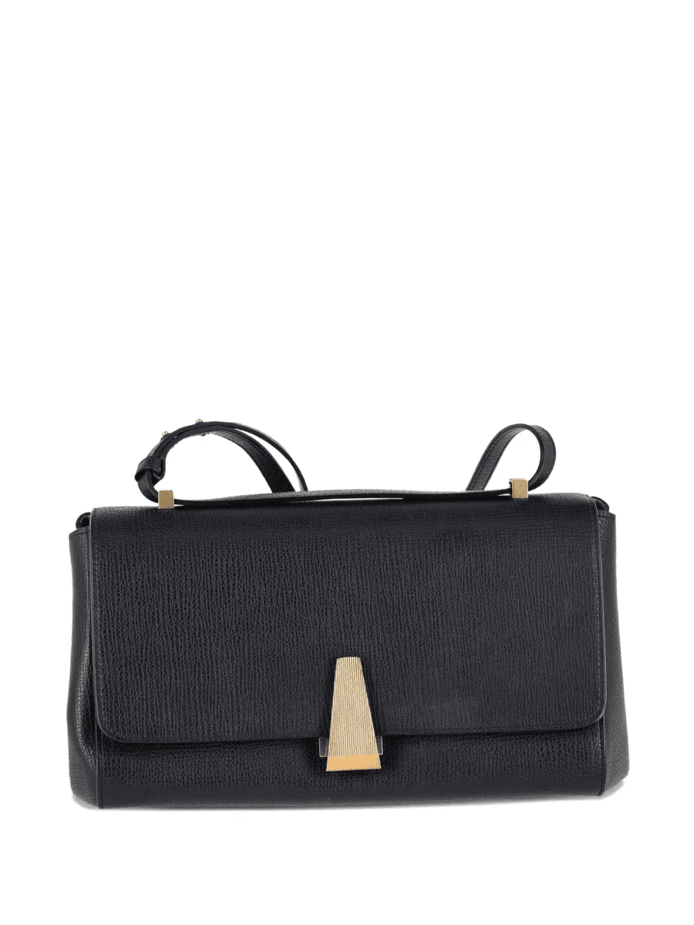 Angle leather shoulder bag - Image 1