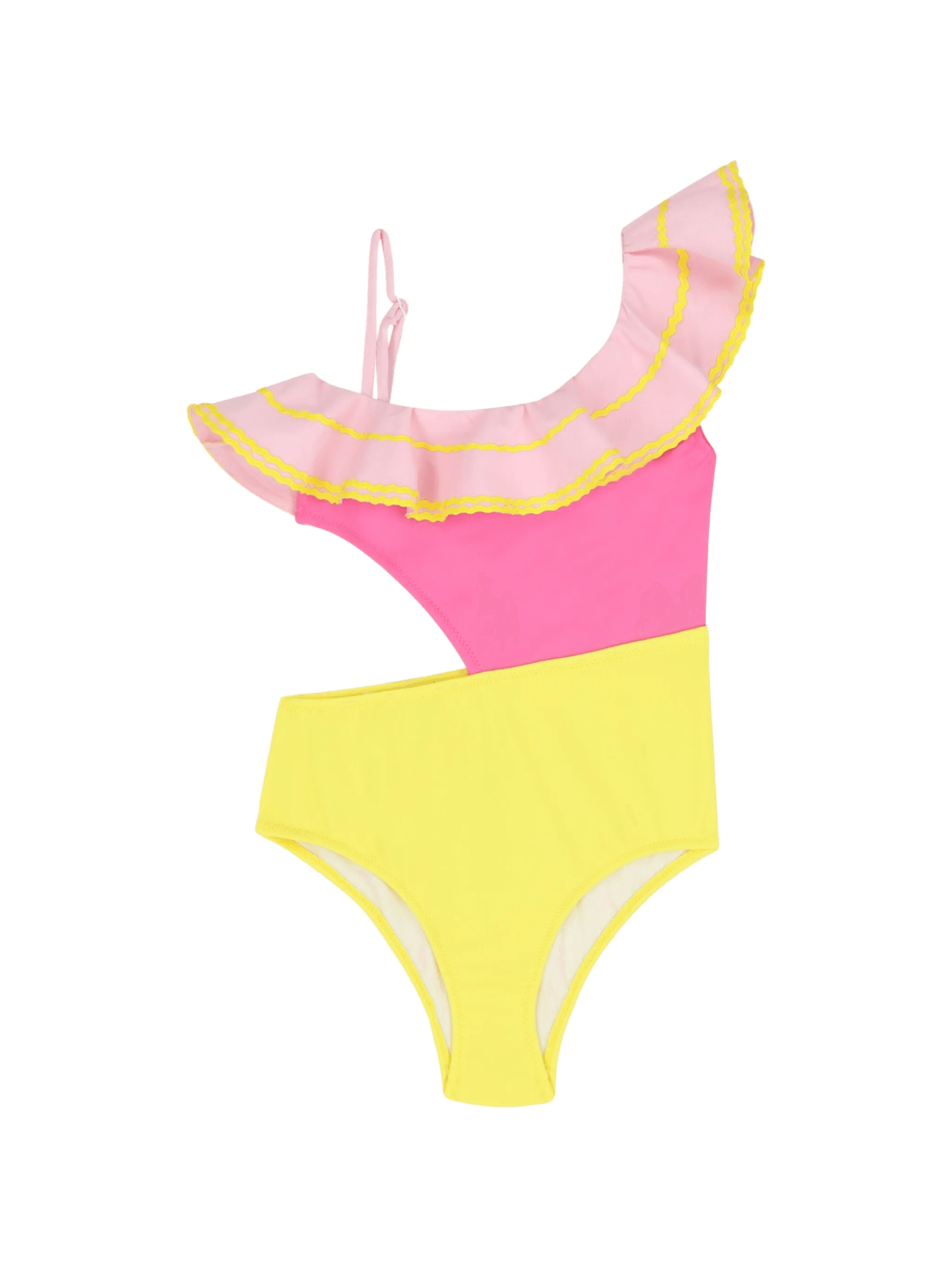 ruffled cutout swimsuit - Image 1