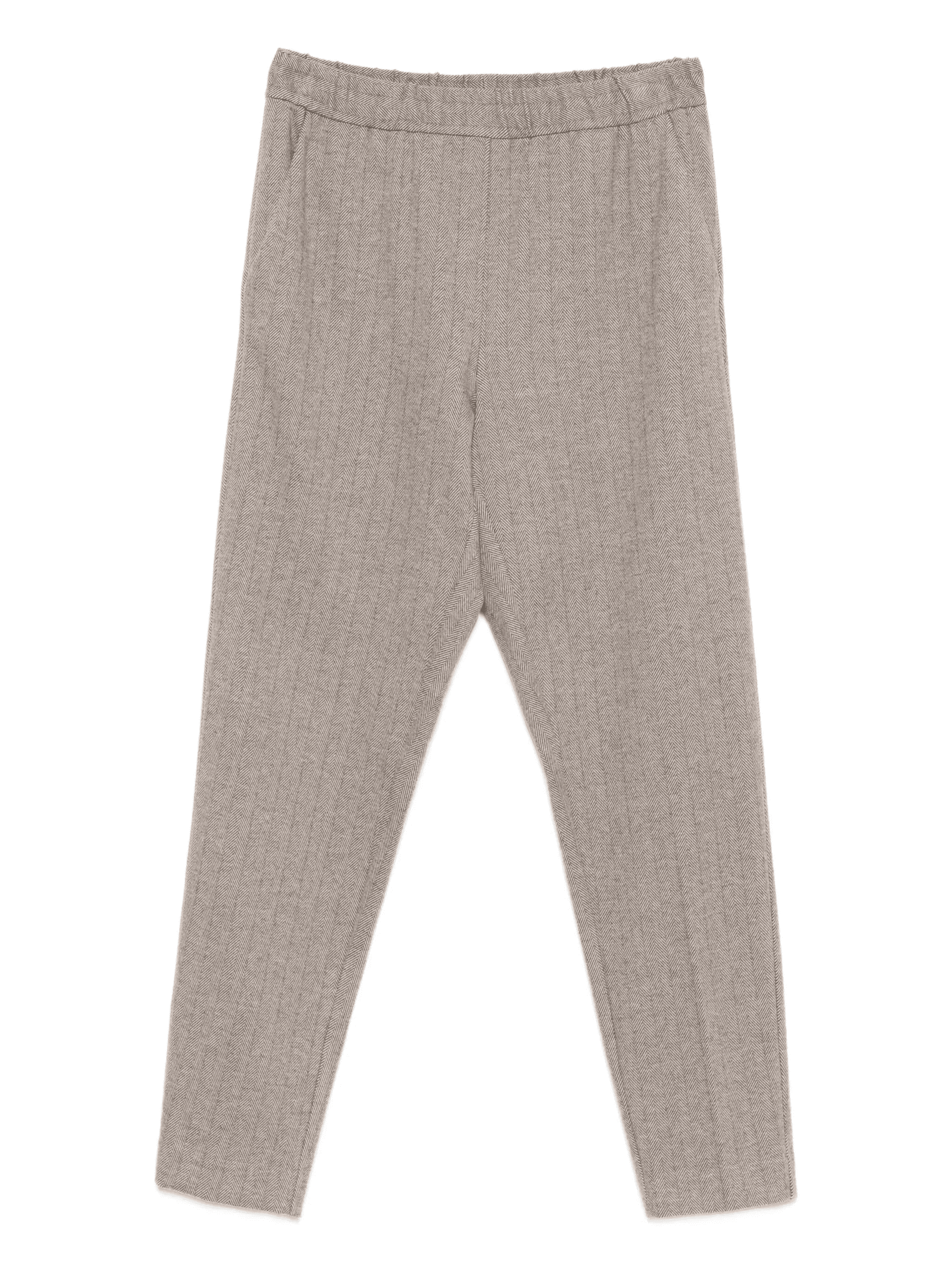 herringbone-pattern trousers - Image 1