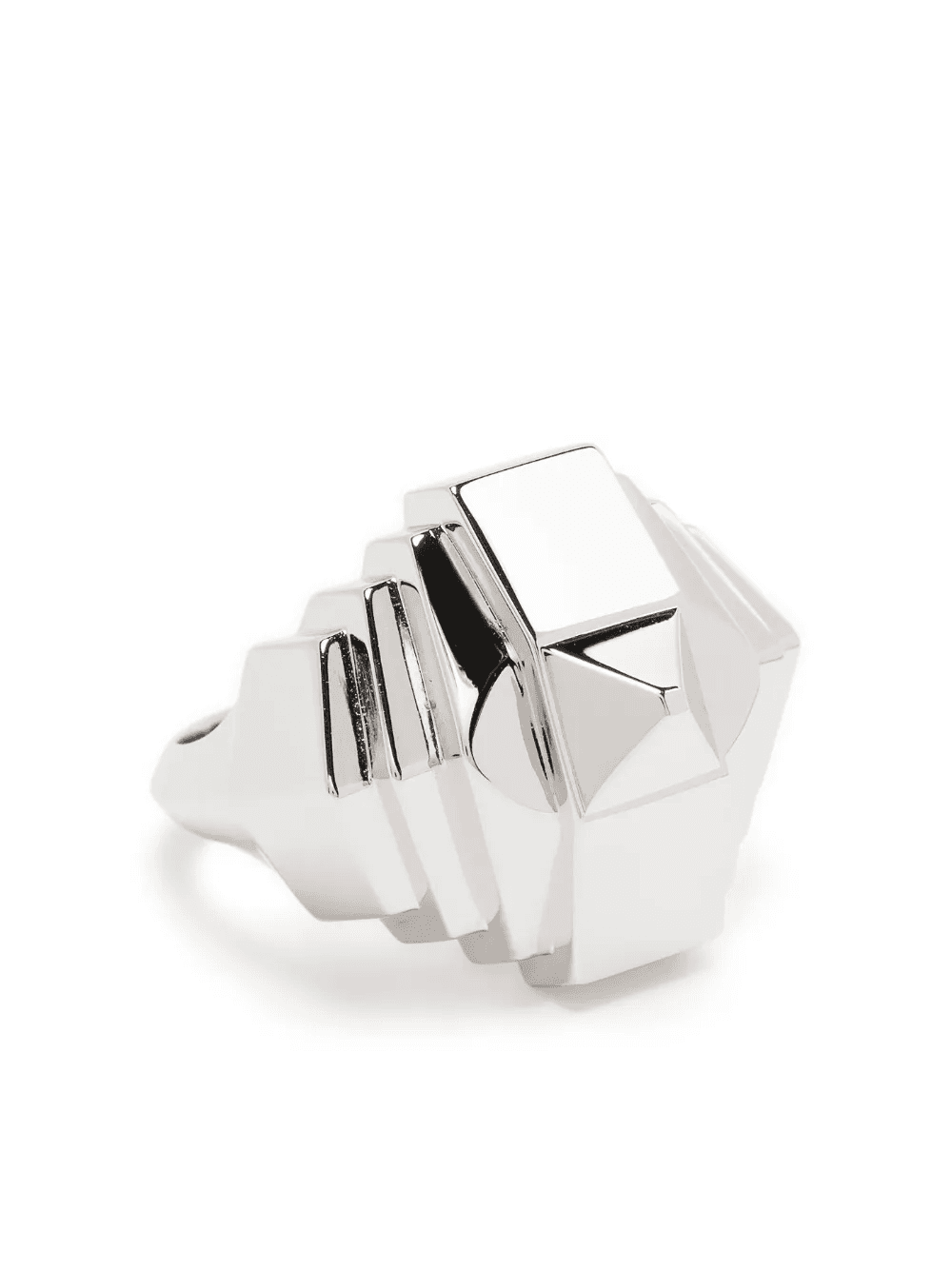 Rockaway Pyramid sterling silver ring - Image 1
