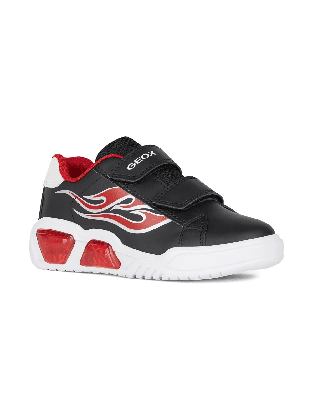 Illuminus flame-detail double-strap sneakers - Image 1