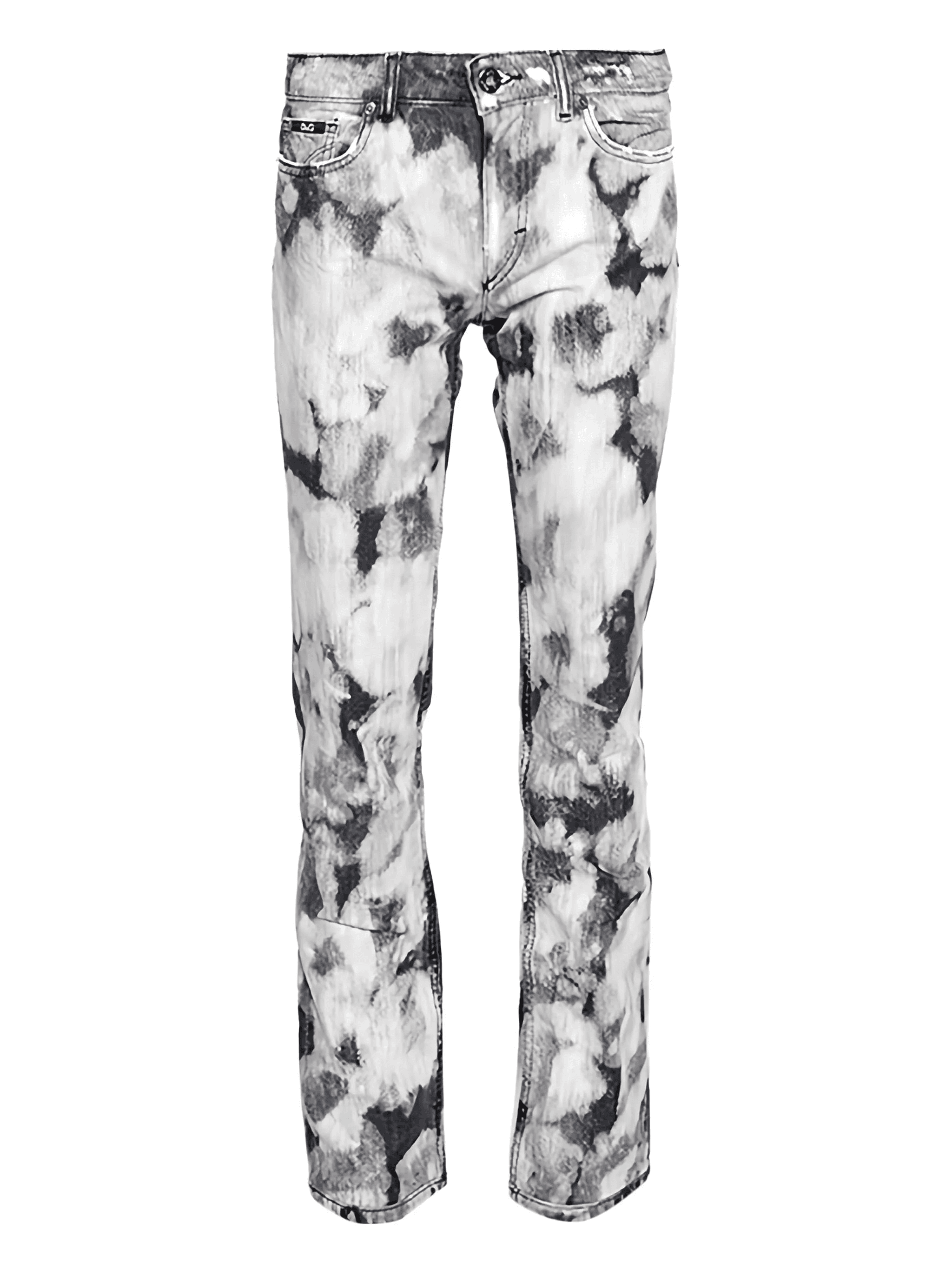 Pre-Owned floral-print jeans - Image 1