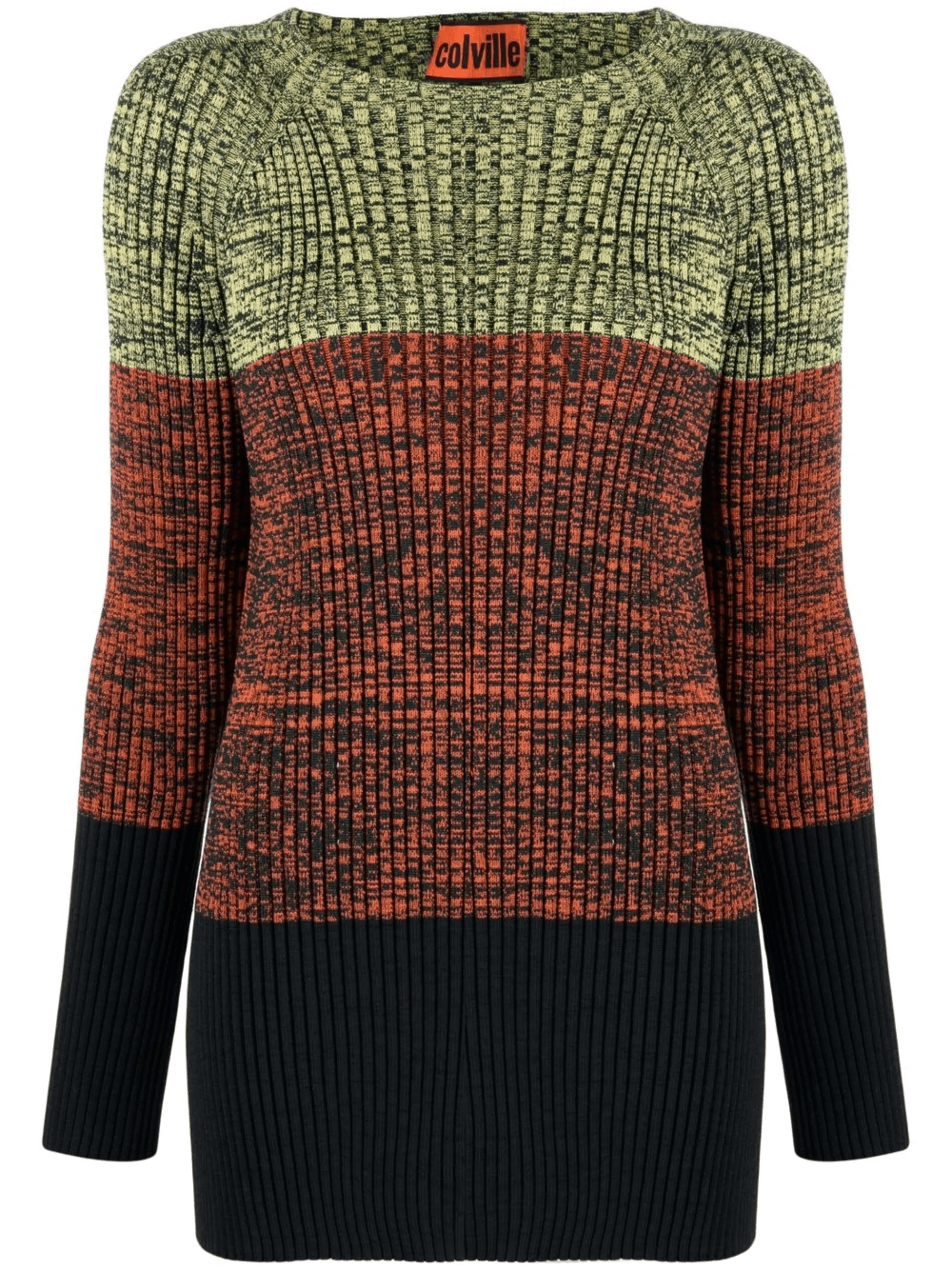 panelled cut-out jumper - Image 1