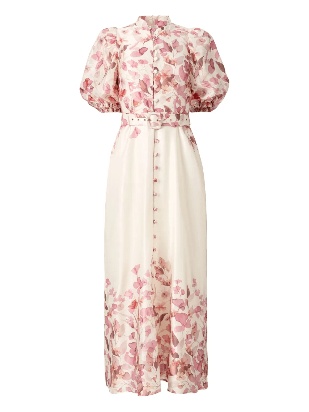 Rosewind puff-sleeve floral-print dress - Image 1