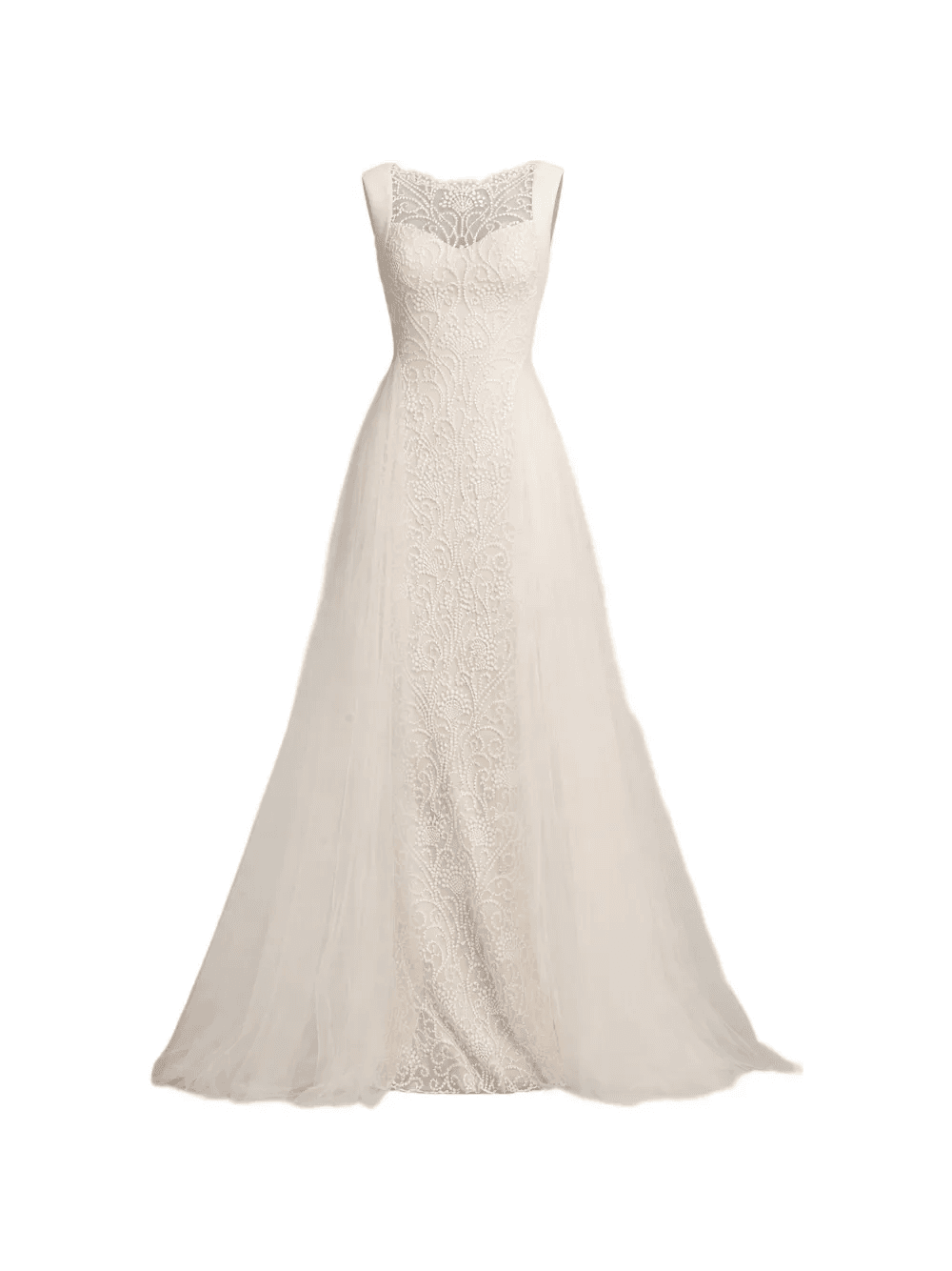 Alamo Dot embroidered bridal gown - Image 1