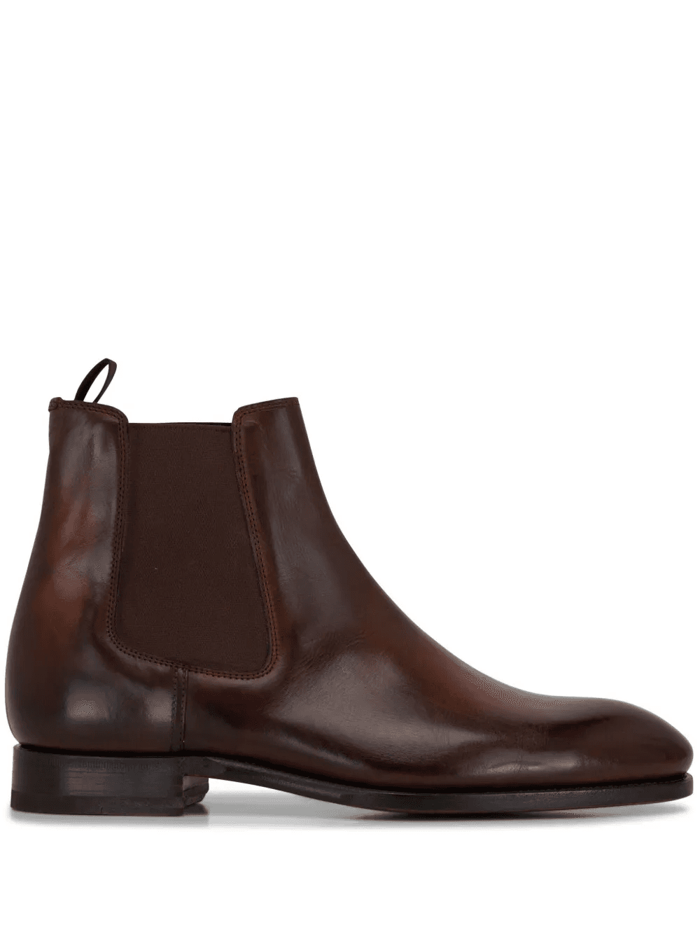 Cavaliere almond-toe leather boots - Image 1