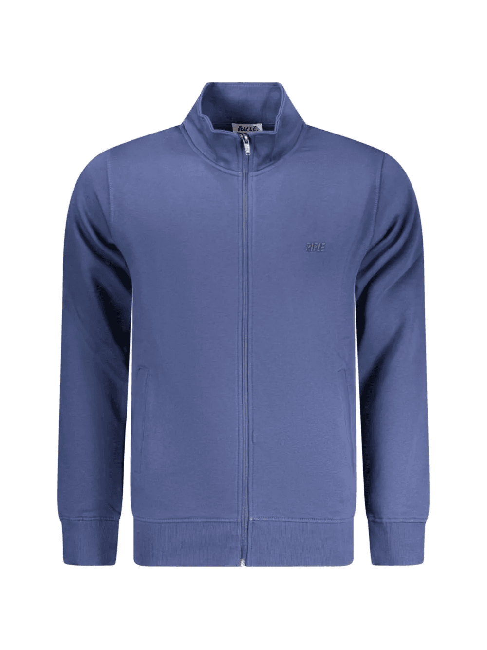 zip-up cotton sweater - Image 1