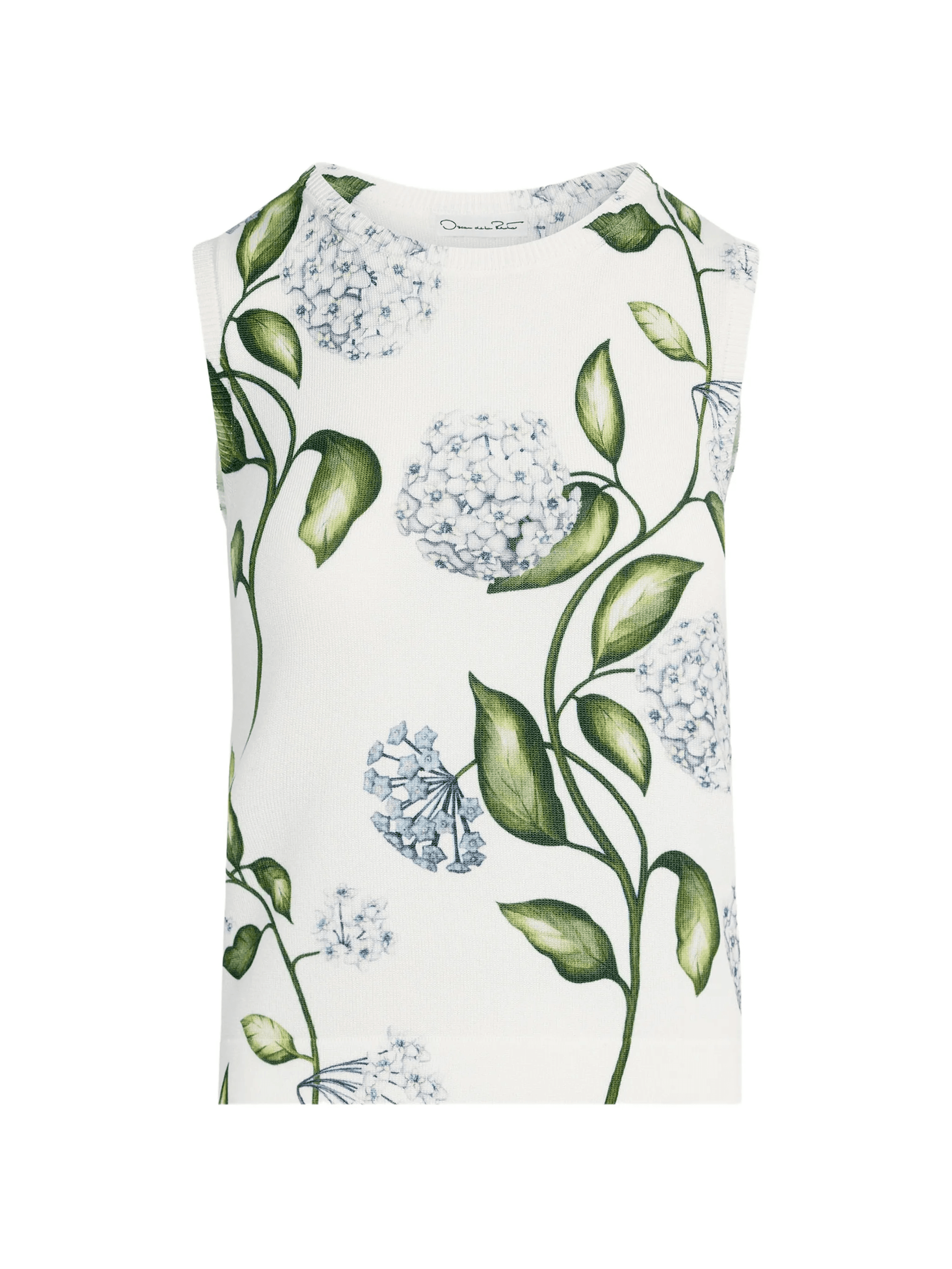 flower-print tank top - Image 1