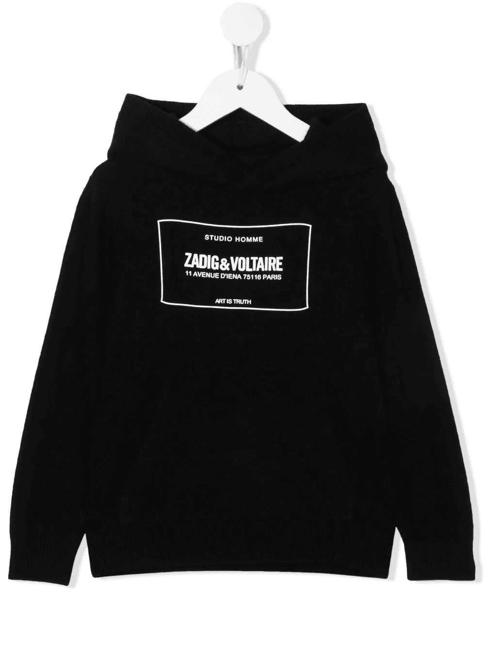 logo-print hoodie - Image 1