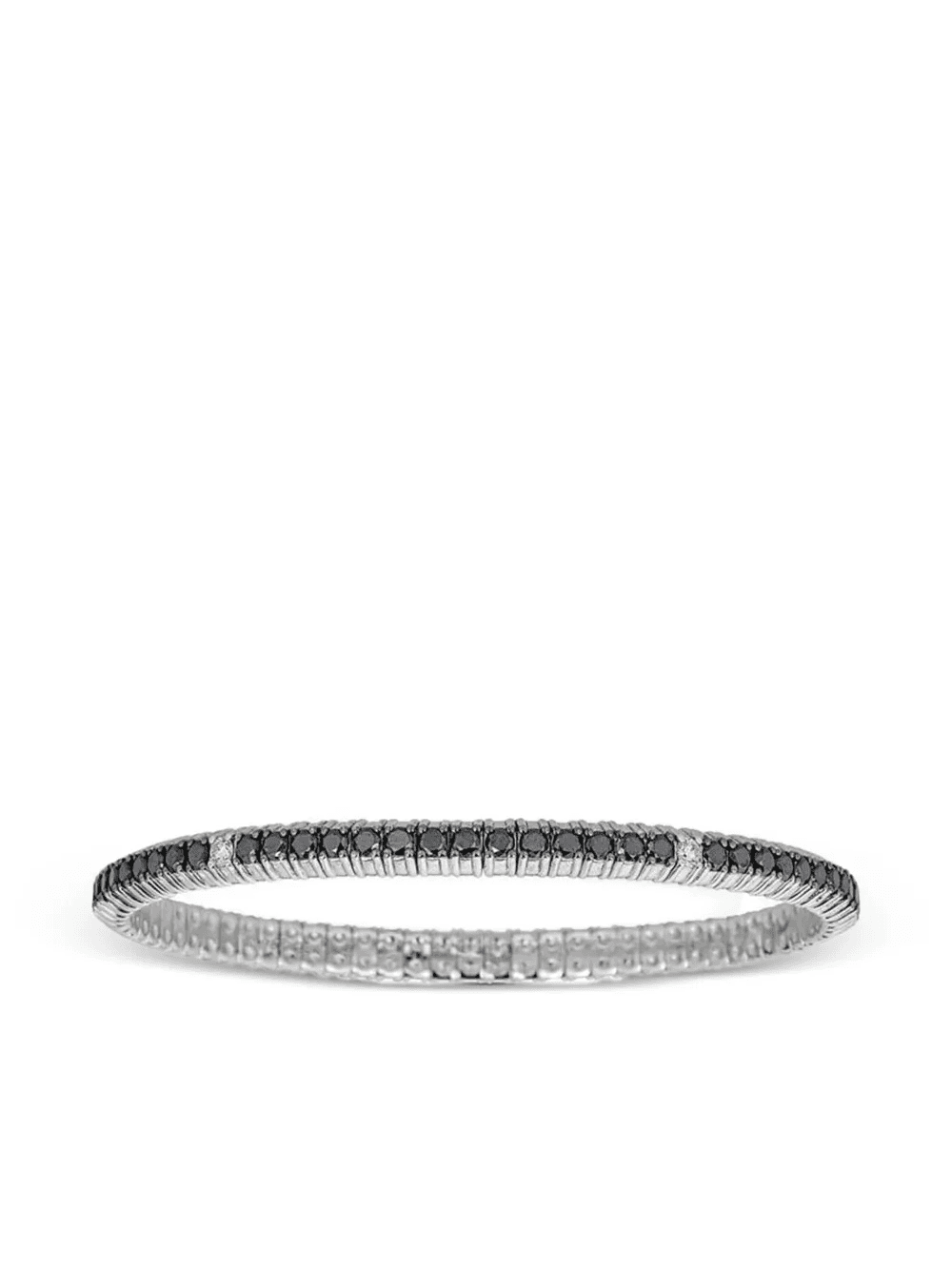 18K white gold diamond bracelet - Image 1