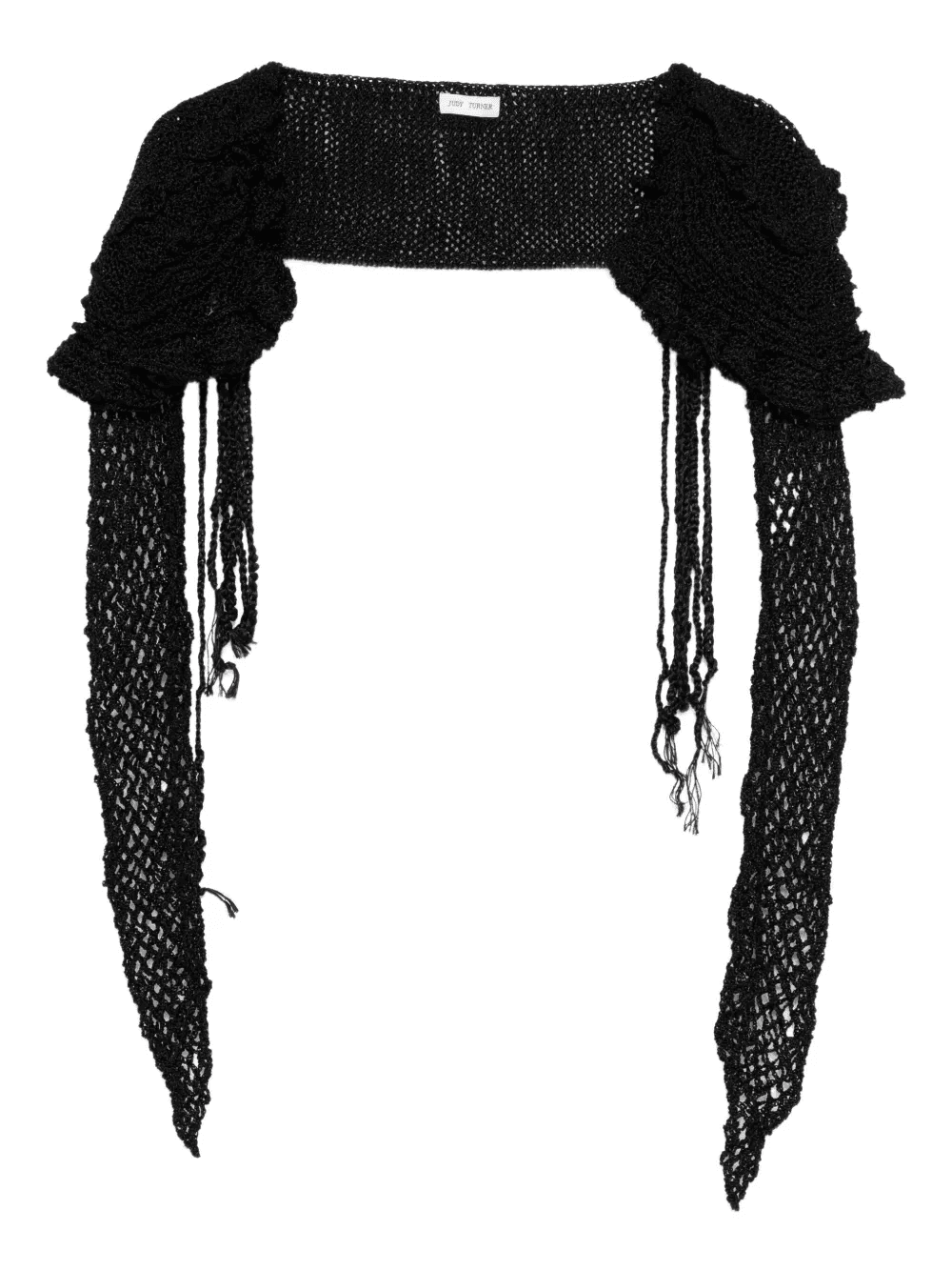 Shylla puff-sleeve crochet shrug - Image 1