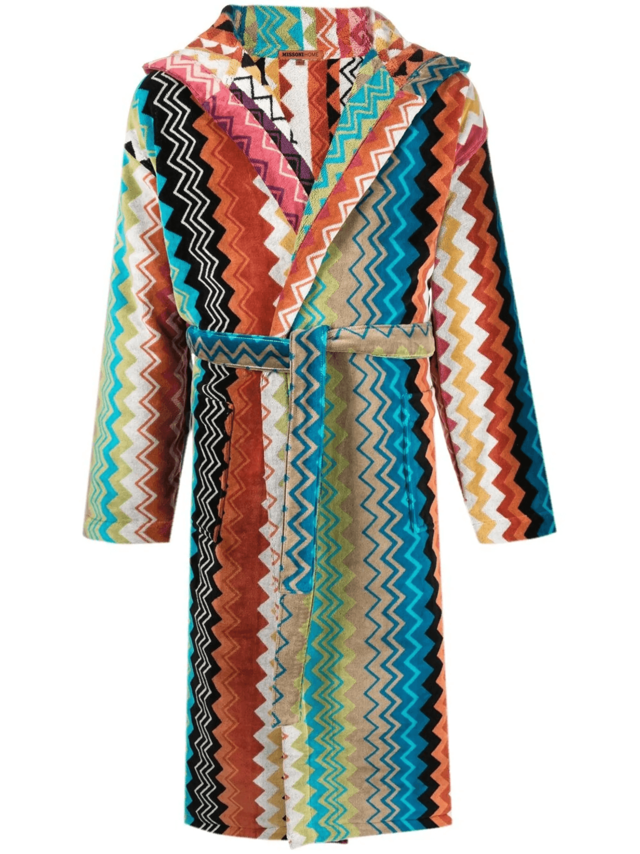 Giacomo belted hooded bathrobe - Image 1