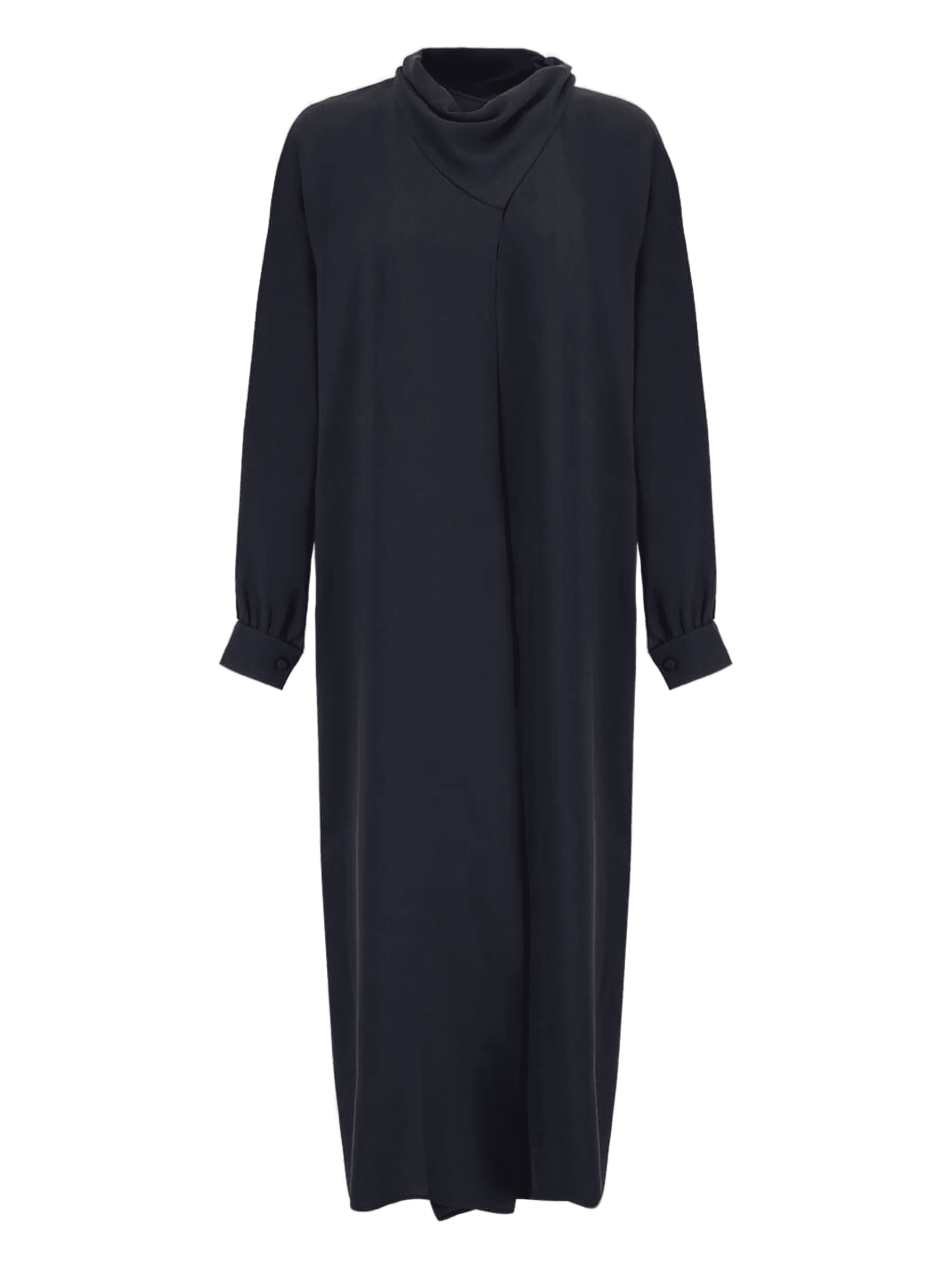 long-sleeve midi dress - Image 1