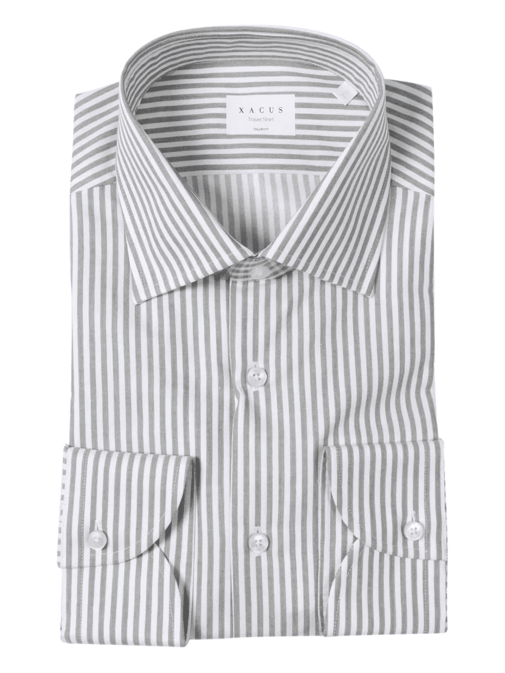 striped cotton shirt - Image 1