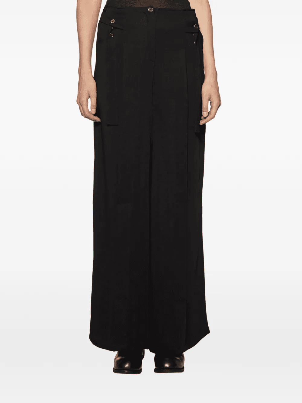 button-detail trousers - Image 1