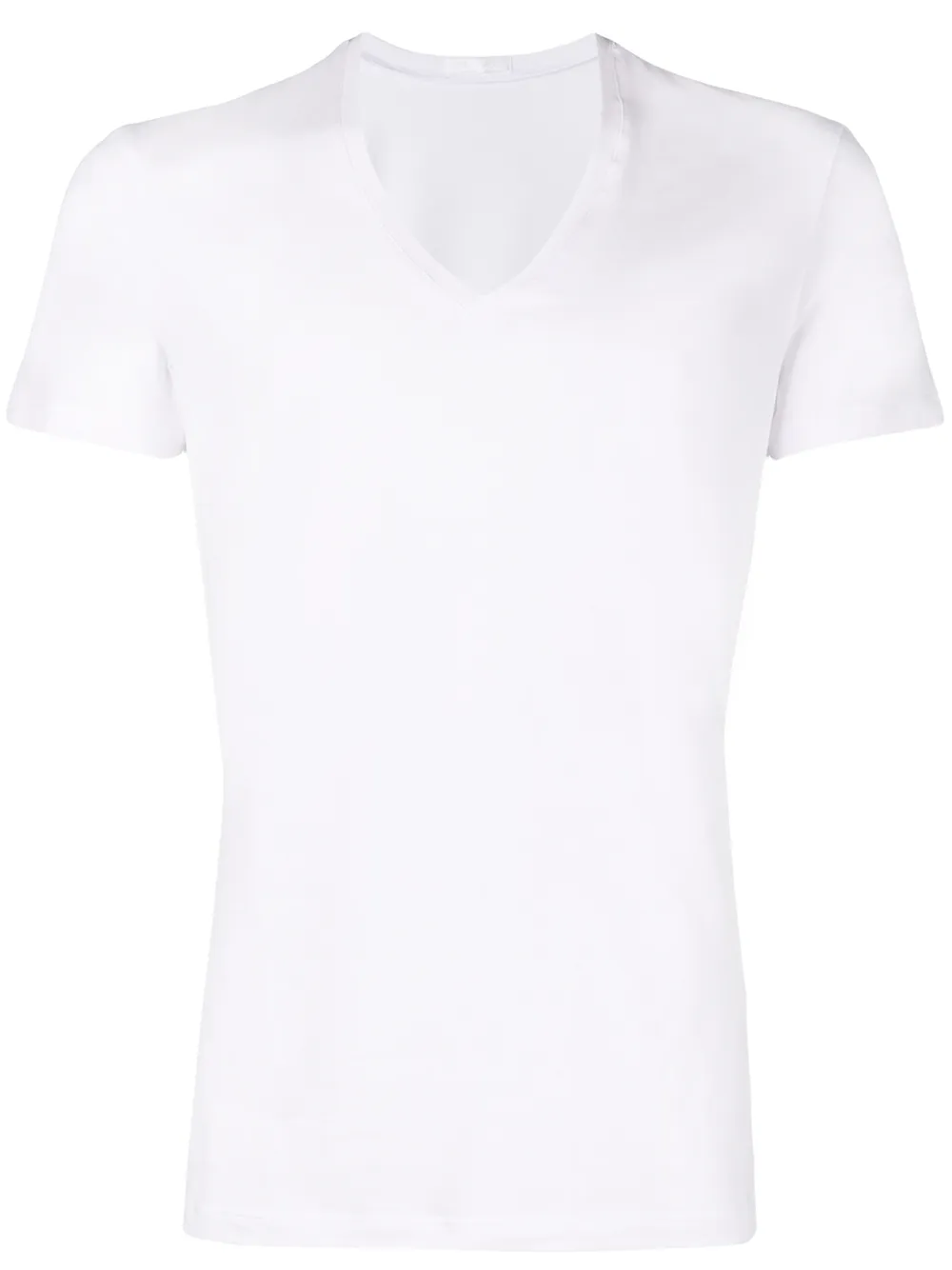 plain V-neck T-shirt - Image 1