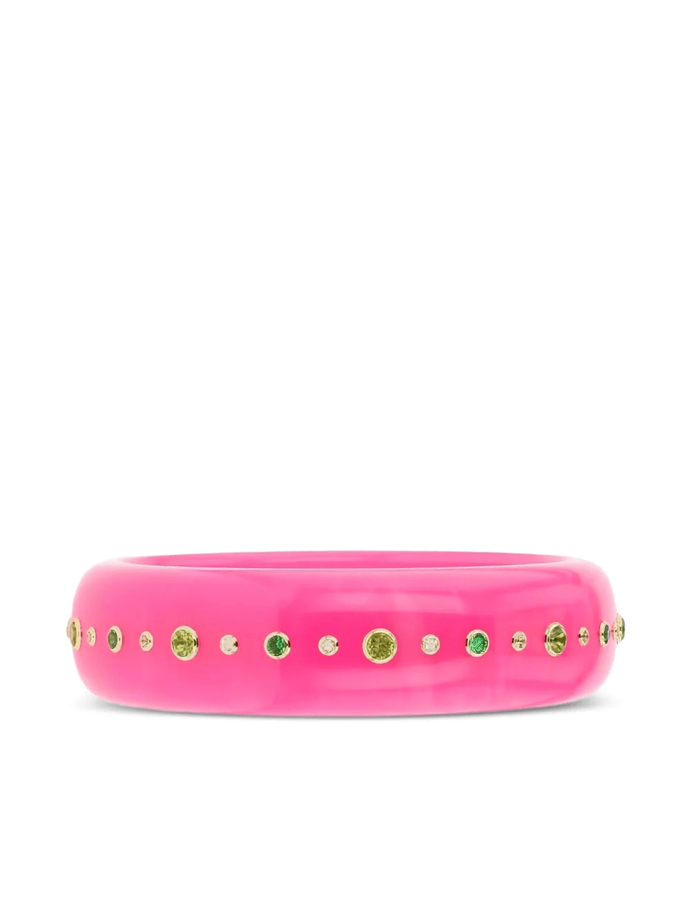 18K yellow gold bakelite bracelet - Image 1