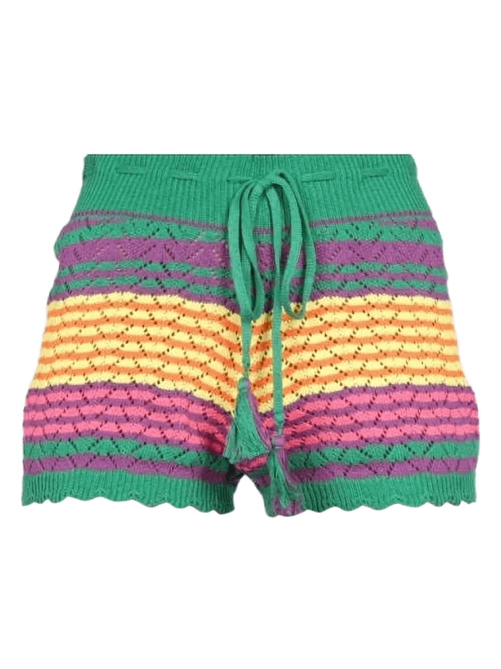 tassel-detail drawstring shorts - Image 1