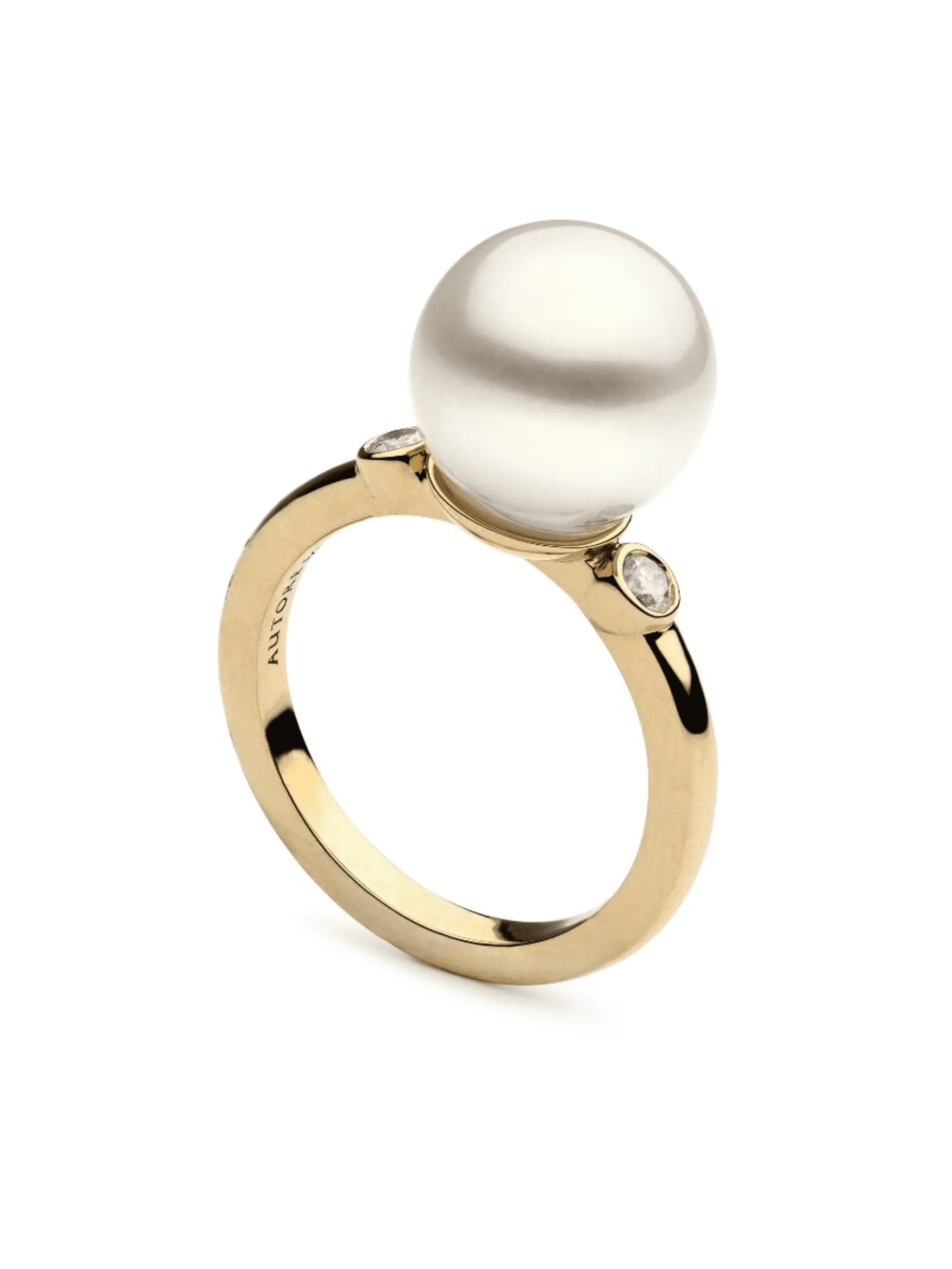 9kt yellow gold Allegra South Sea Pearl ring - Image 1