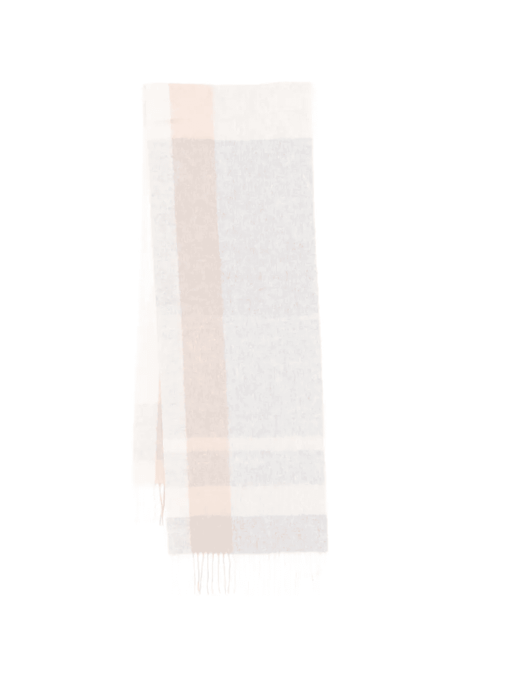 checked cashmere scarf - Image 1