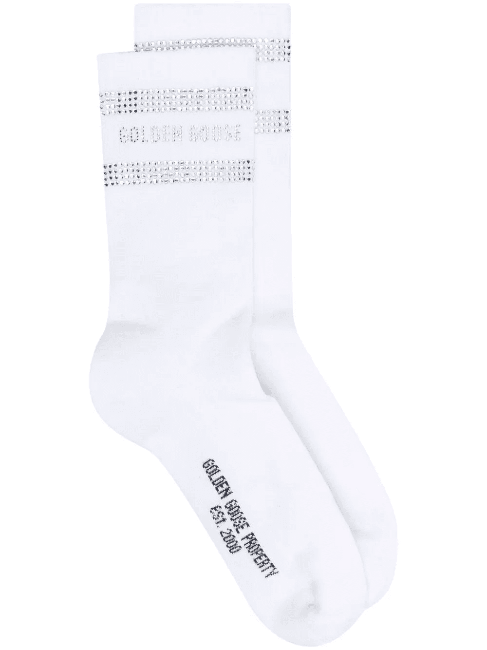 crystal-embellished socks - Image 1