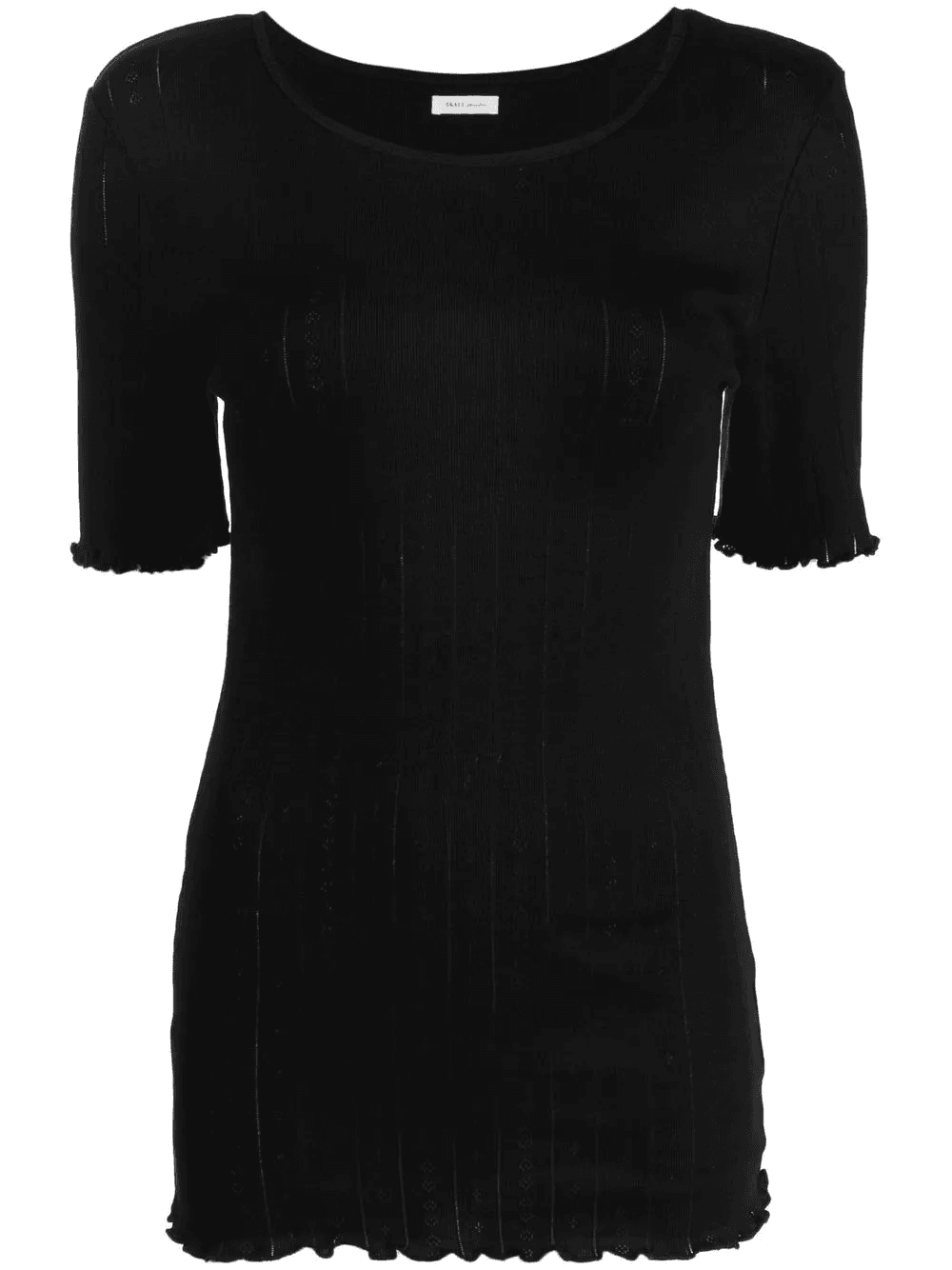 Edie Pointelle Tee - Image 1