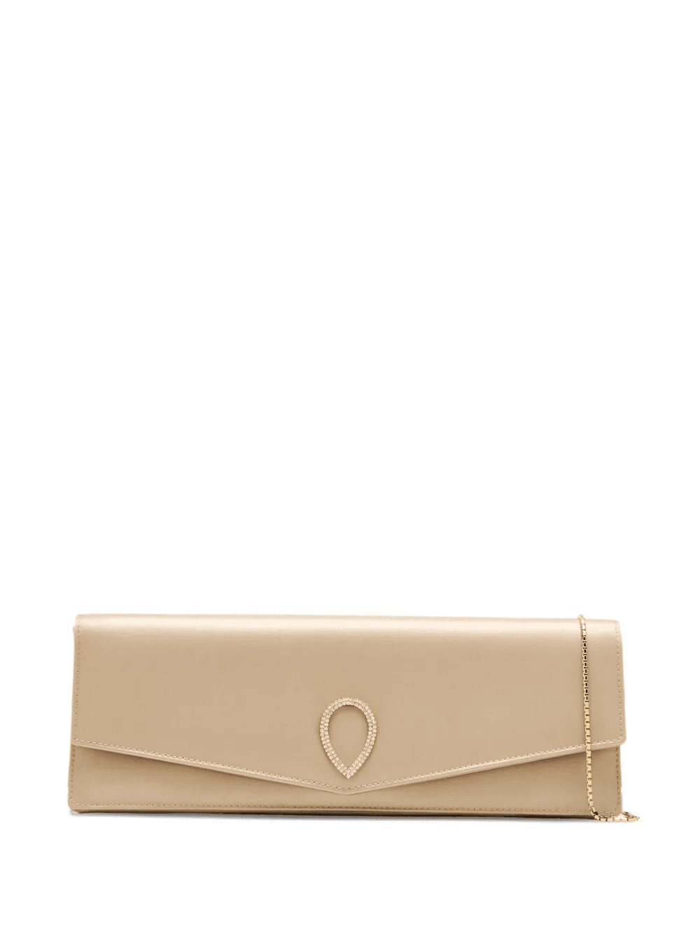pearl-embellished clutch bag - Image 1