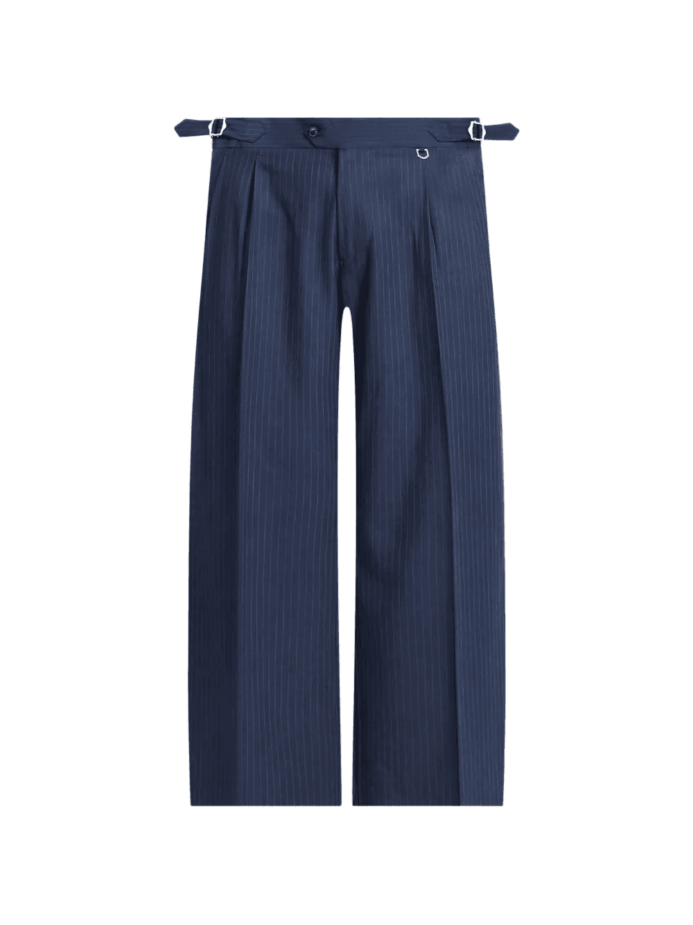 tailored pinstripe baggy trousers - Image 1