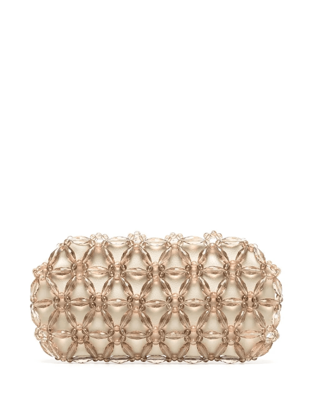 faceted-bead embellished clutch bag - Image 1