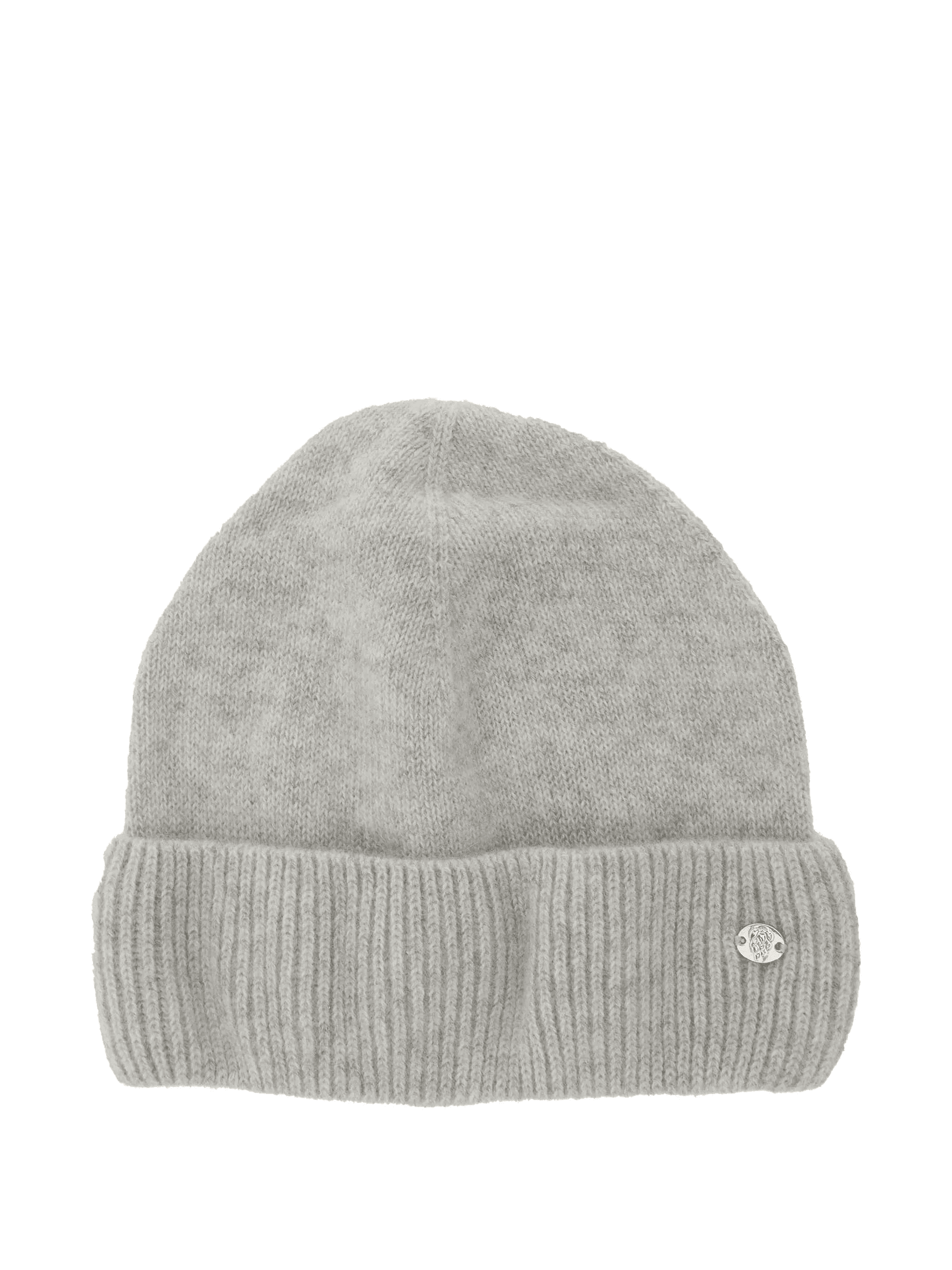 ribbed logo plaque beanie - Image 1