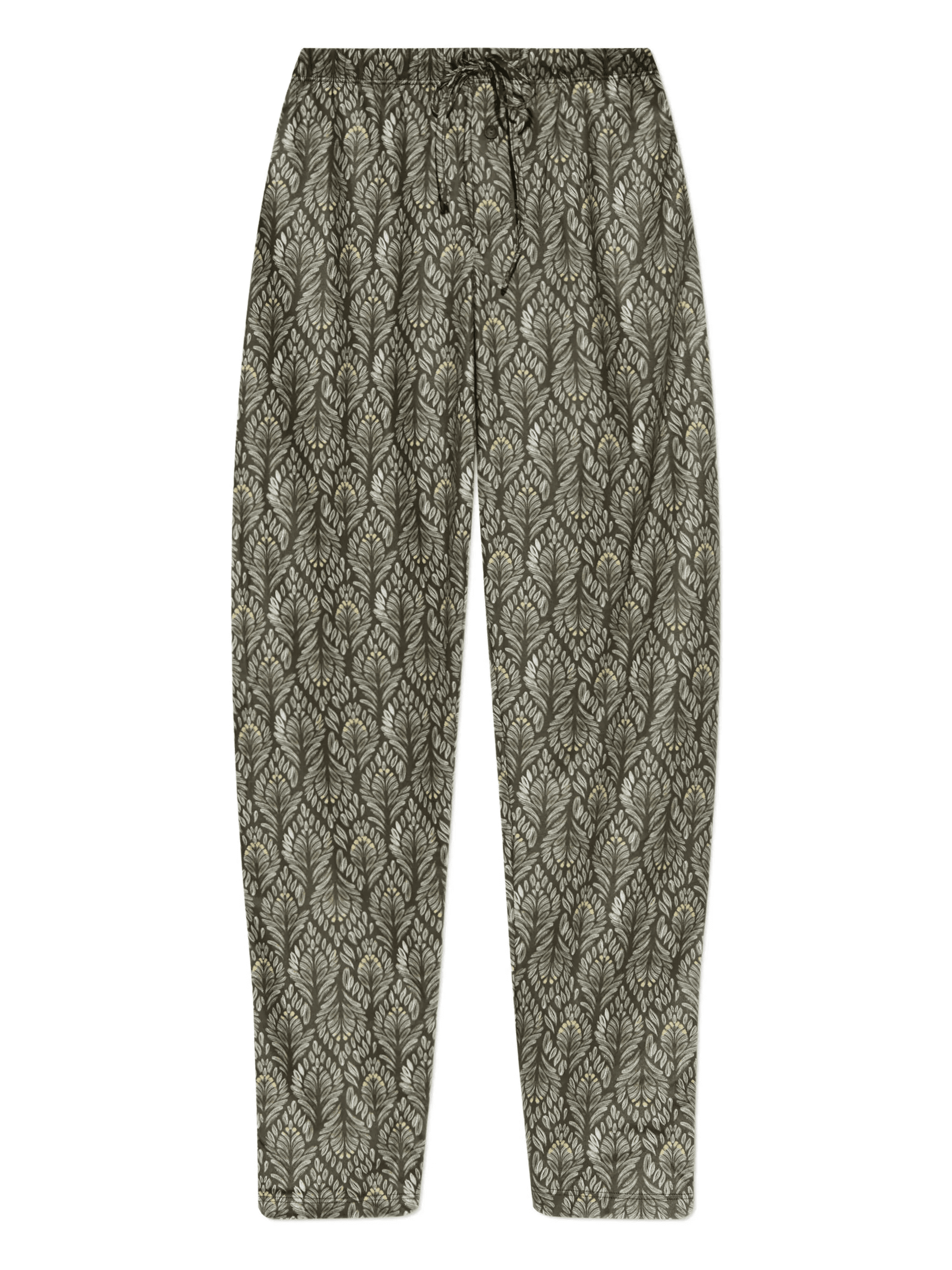 drawstring patterned trousers - Image 1