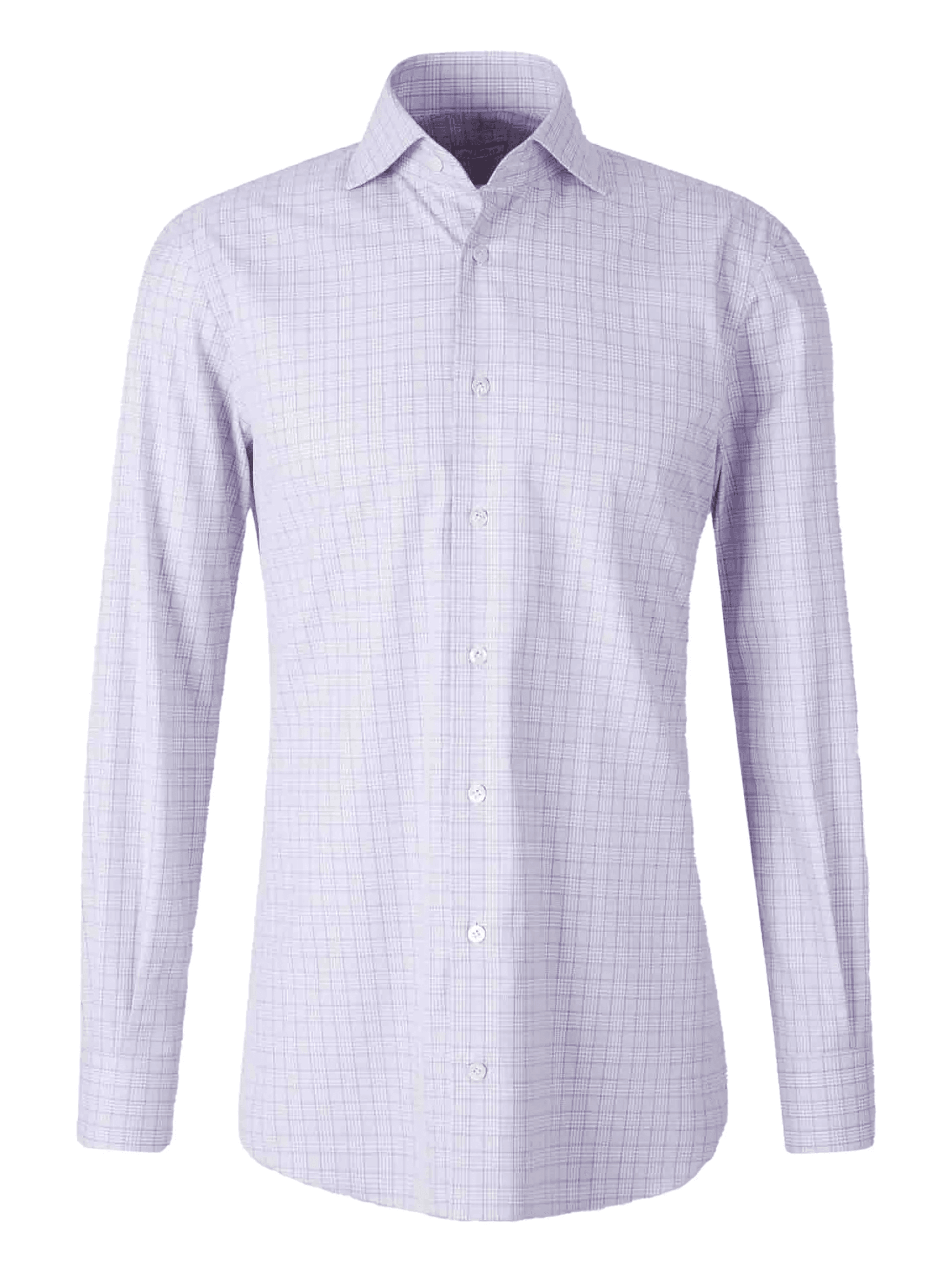 buttoned check dress shirt - Image 1