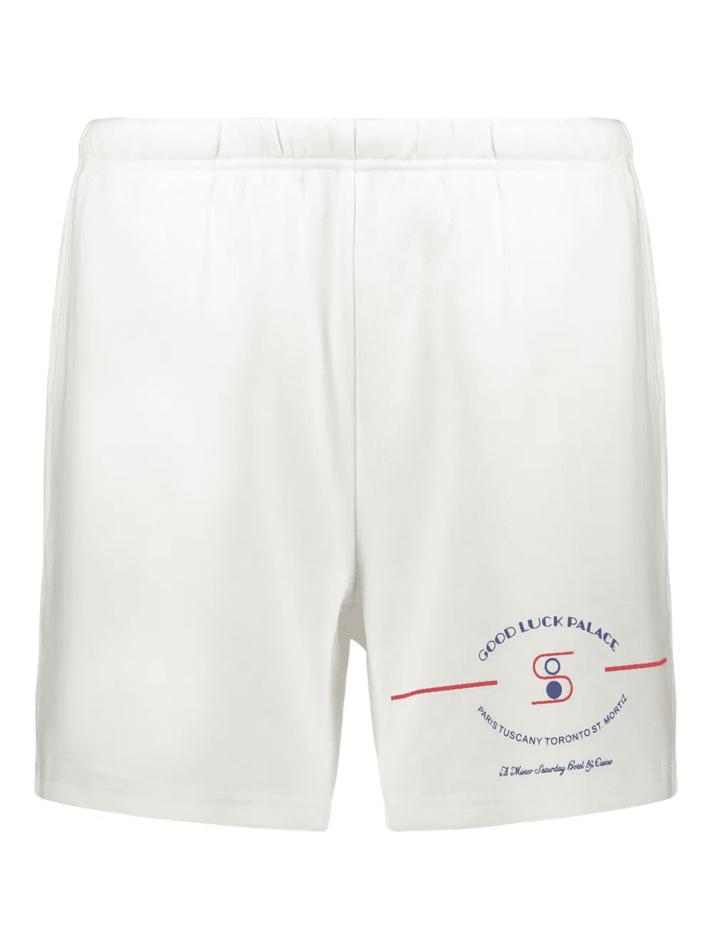 drawstring-waist print shorts - Image 1