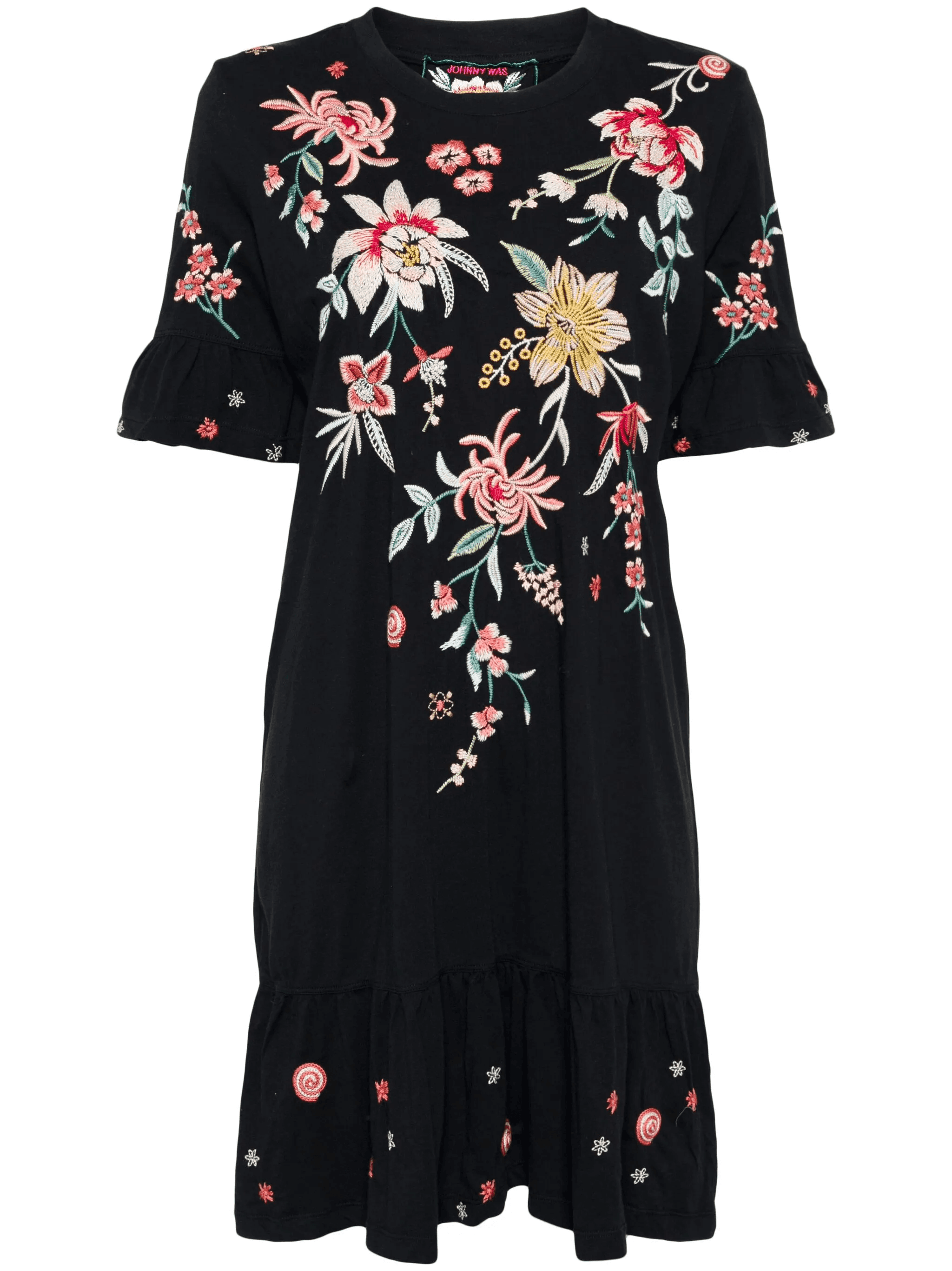 ruffle-sleeve knit dress - Image 1