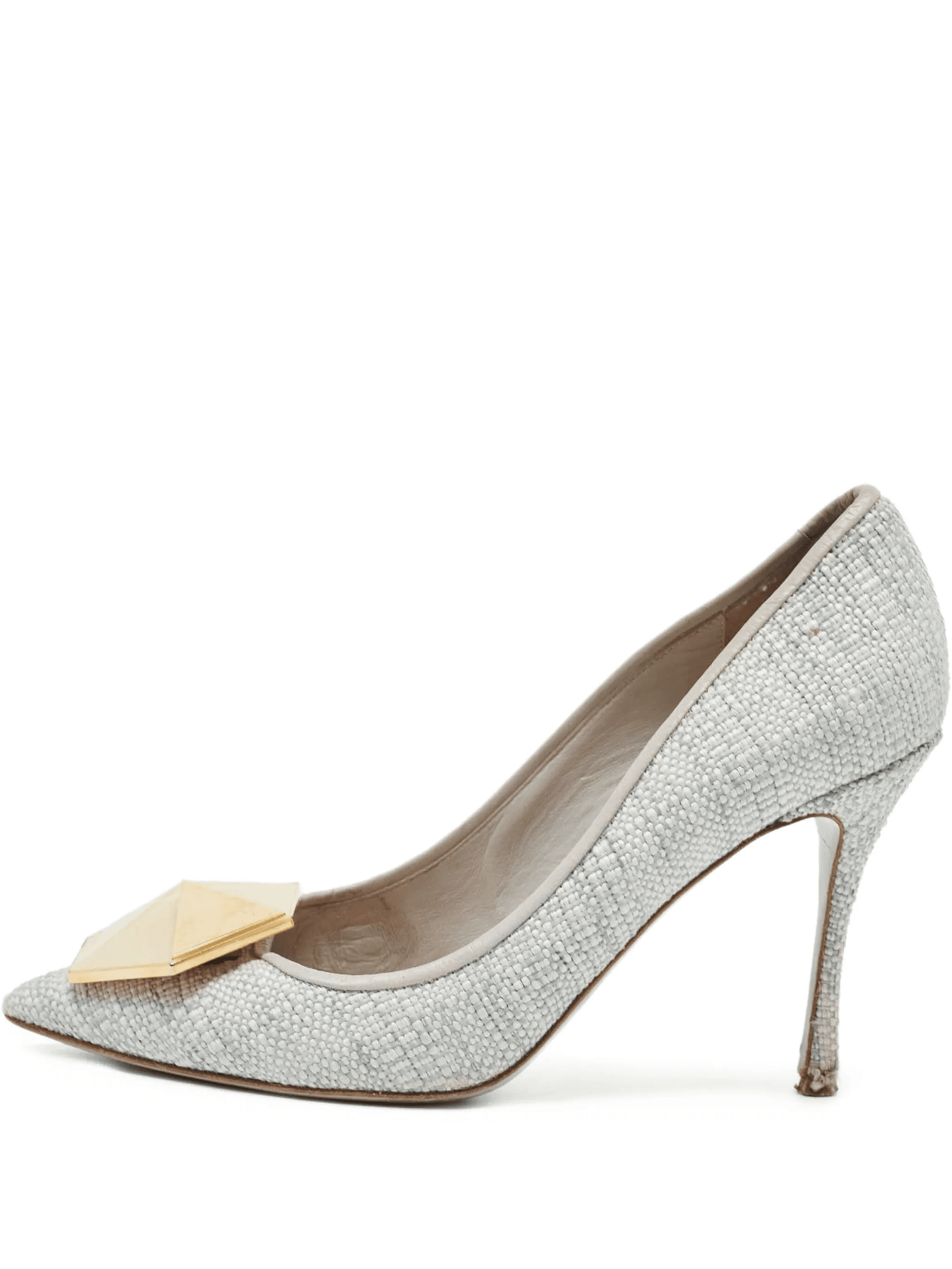 pre-owned 110mm pointed-toe pumps - Image 1