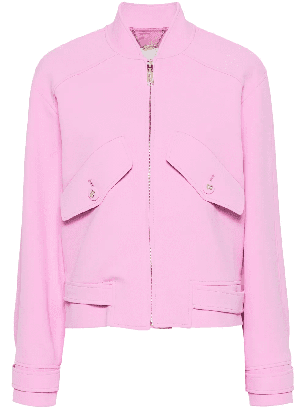 crepe bomber jacket - Image 1