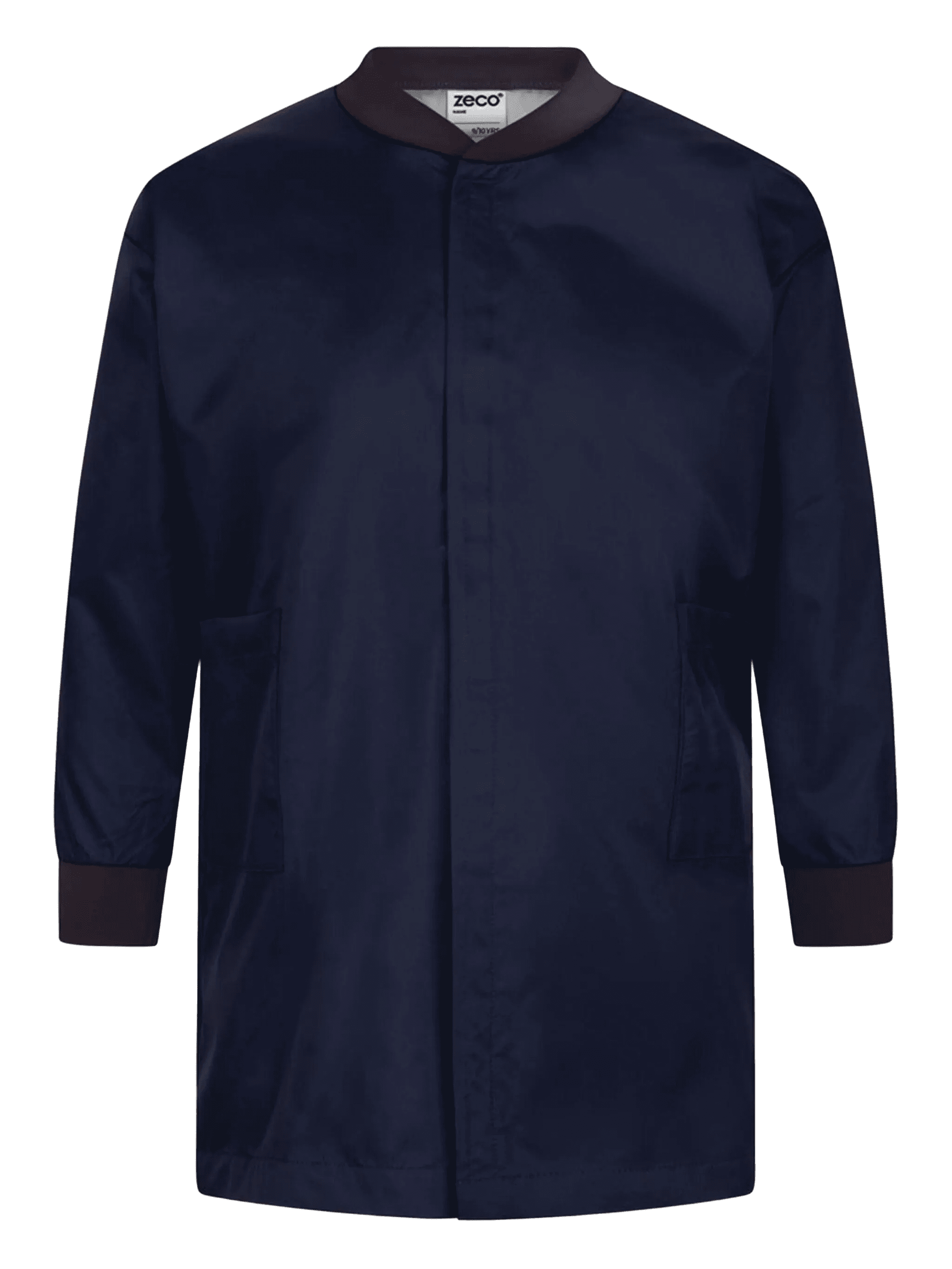 contrast-collar painting smock - Image 1