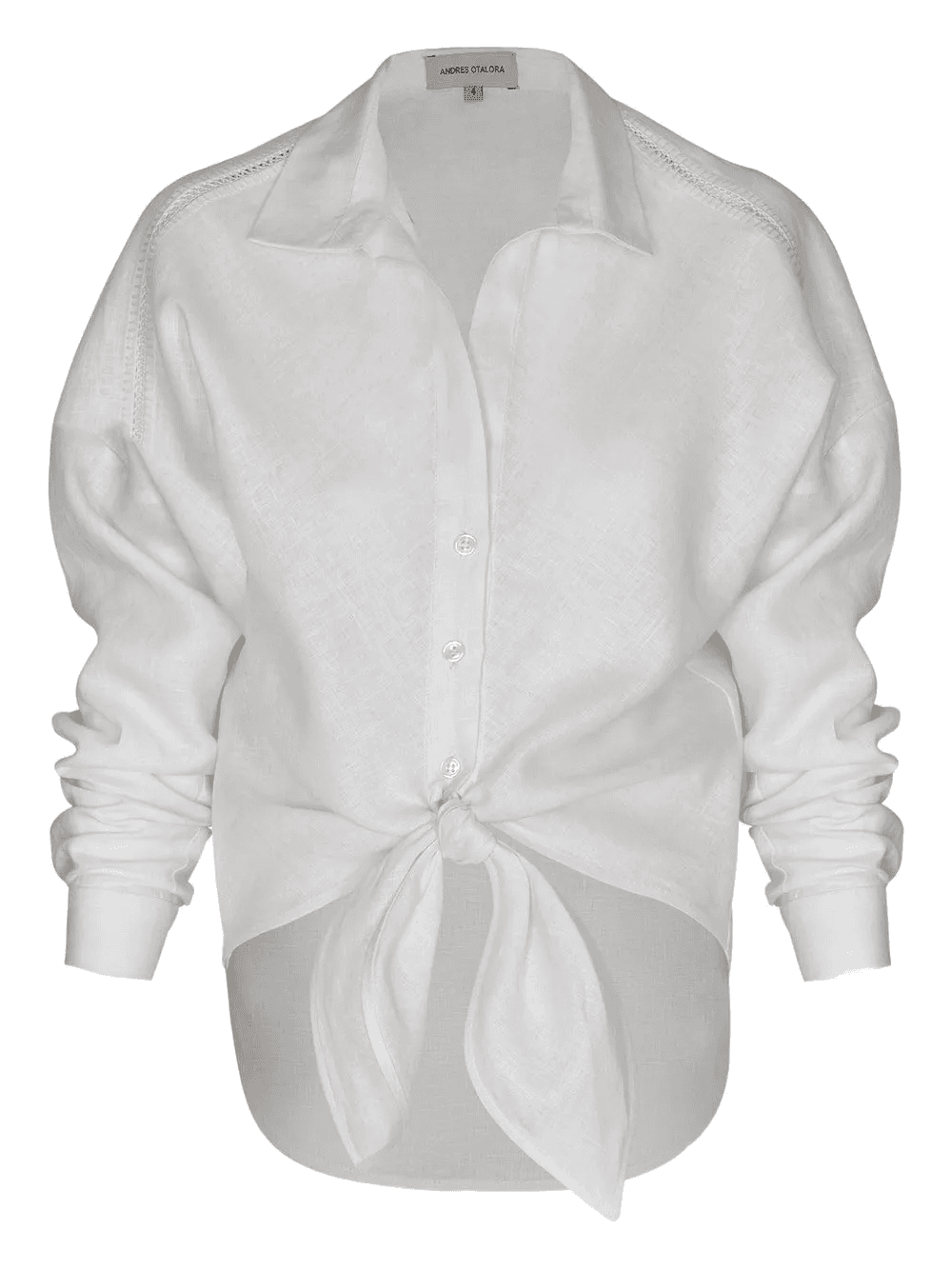 tie-front blouse - Image 1