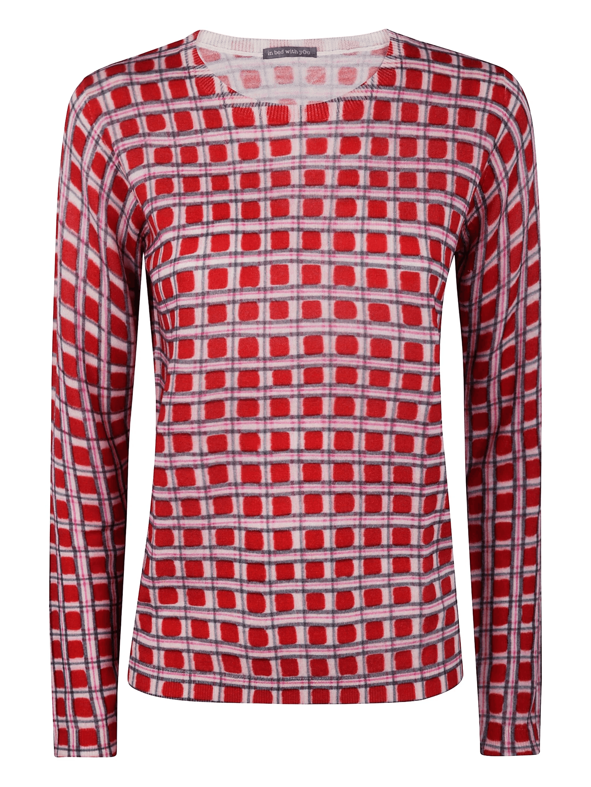 geometric-print wool sweater - Image 1