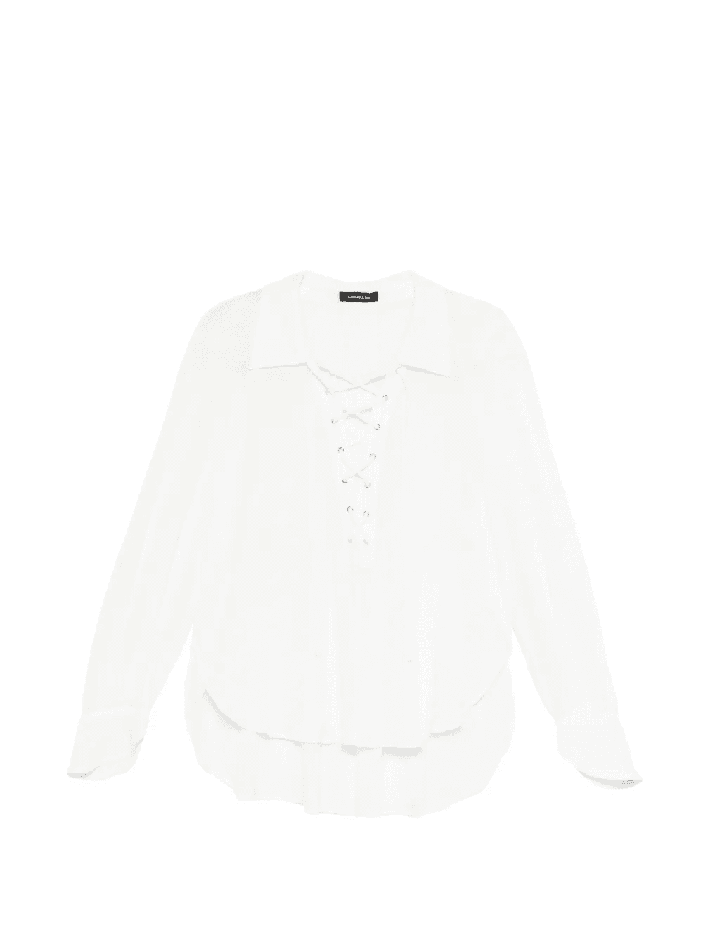 lace-up blouse - Image 1