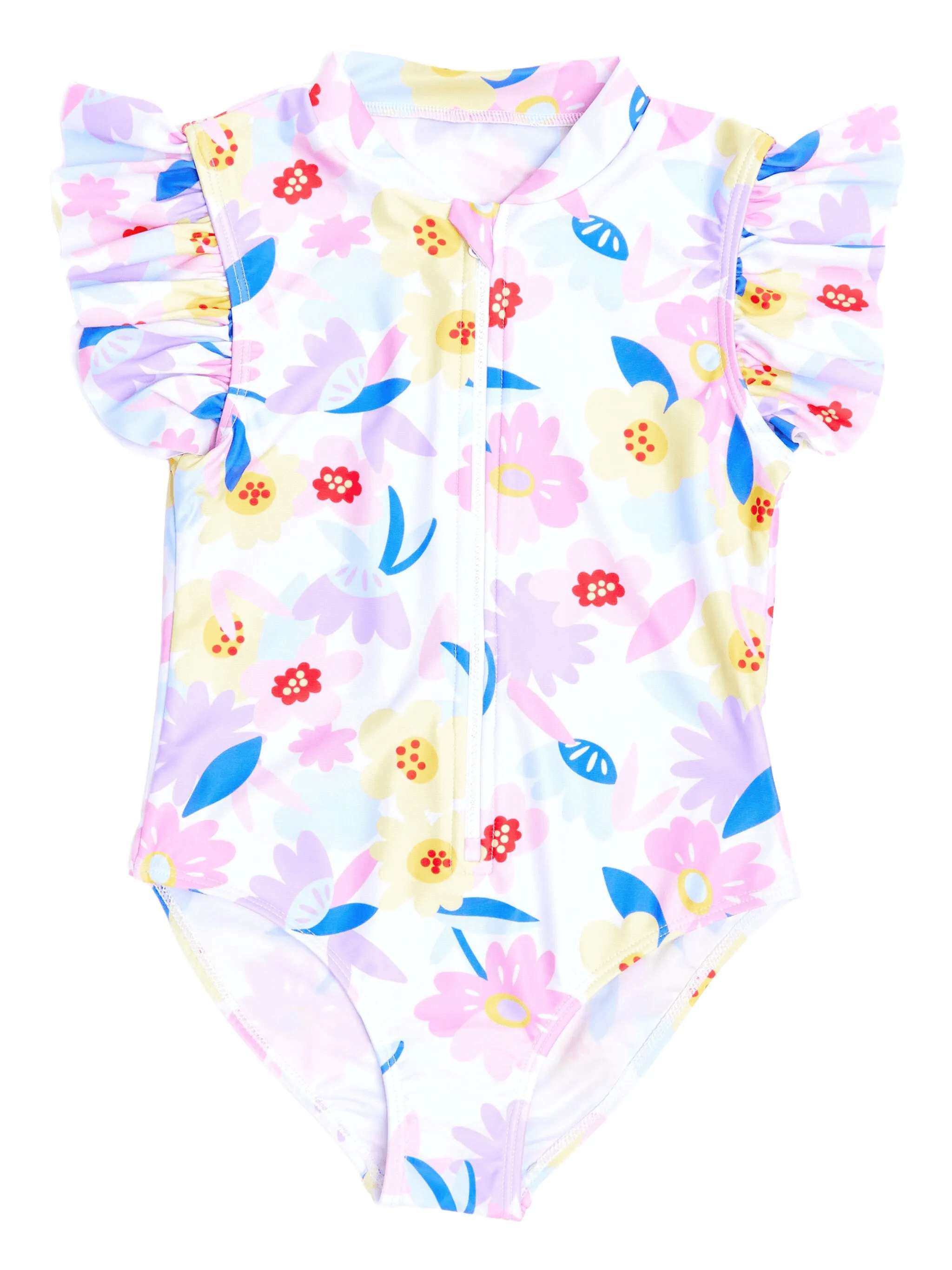 floral-print swimsuit - Image 1