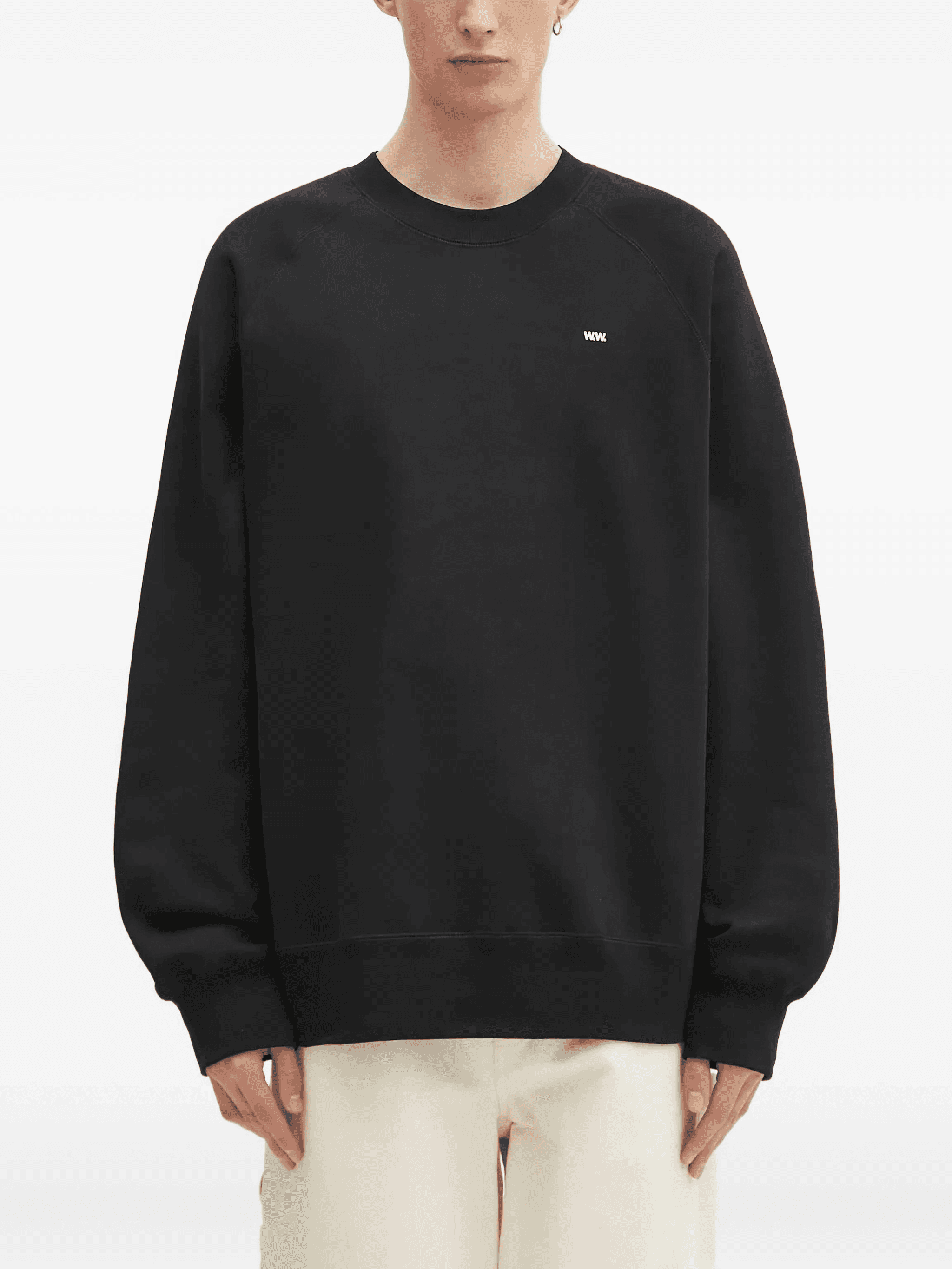 logo-print raglan sweatshirt - Image 1